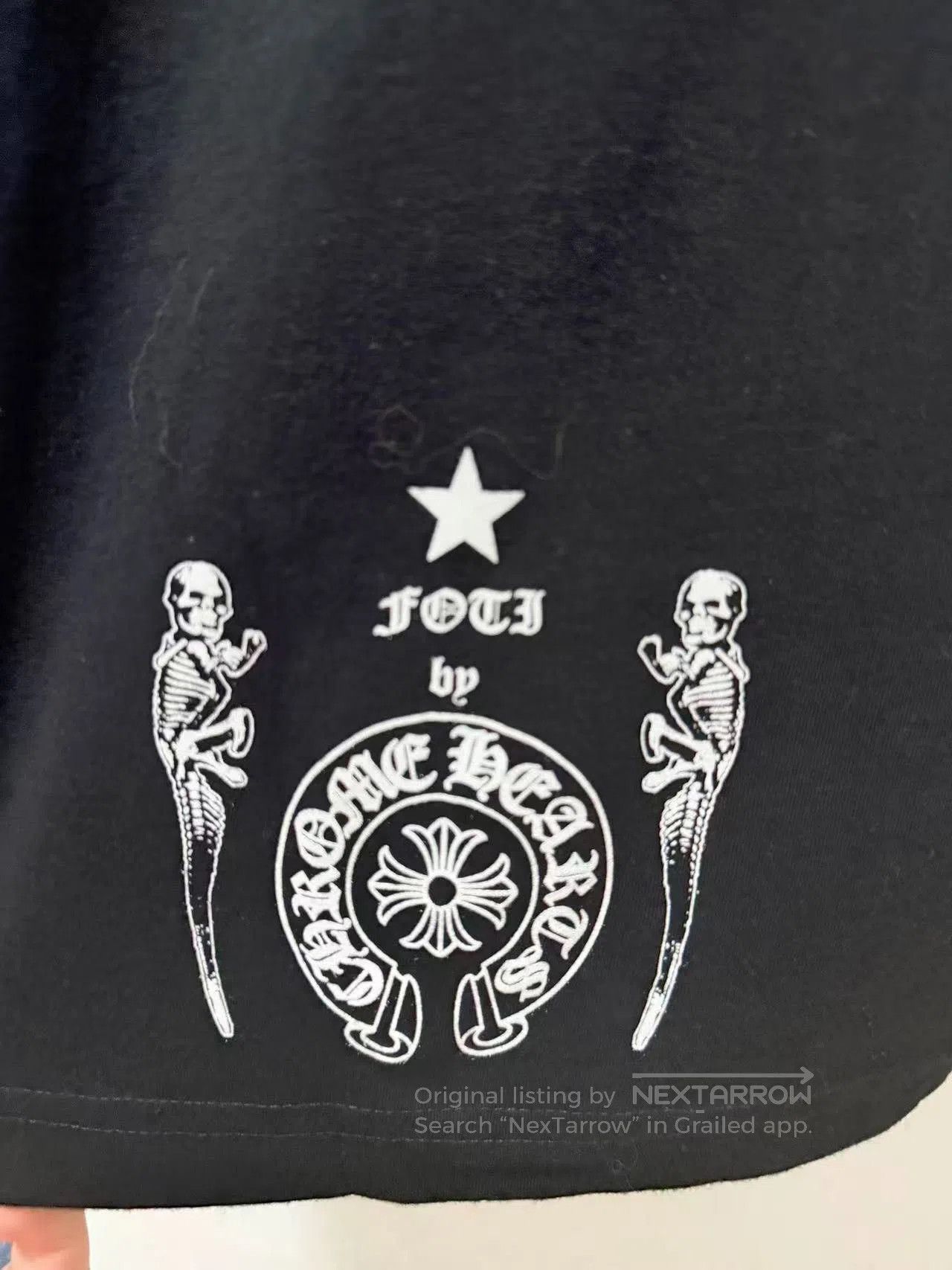 Chrome Hearts Chrome Hearts Foti Skull Horseshoe Print Tee. Size US M / EU 48-50 / 2 - 5 Thumbnail