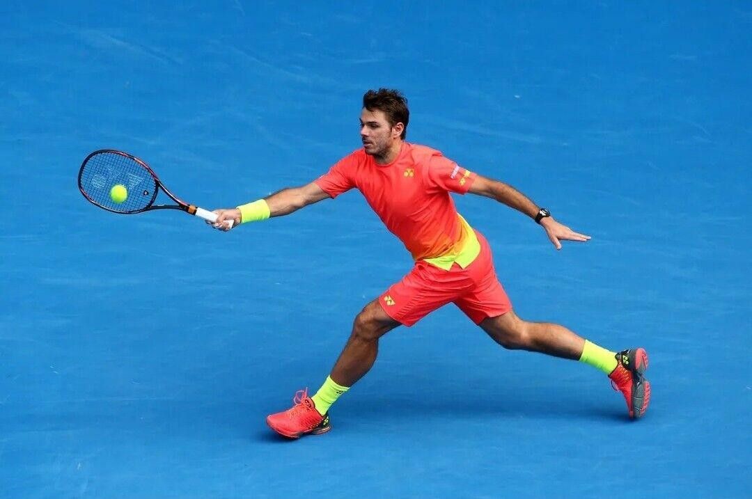 Designer Yonex Tennis Wawrinka 2016 Australian Open Shirt Shorts XL Size US XL / EU 56 / 4 - 1 Thumbnail