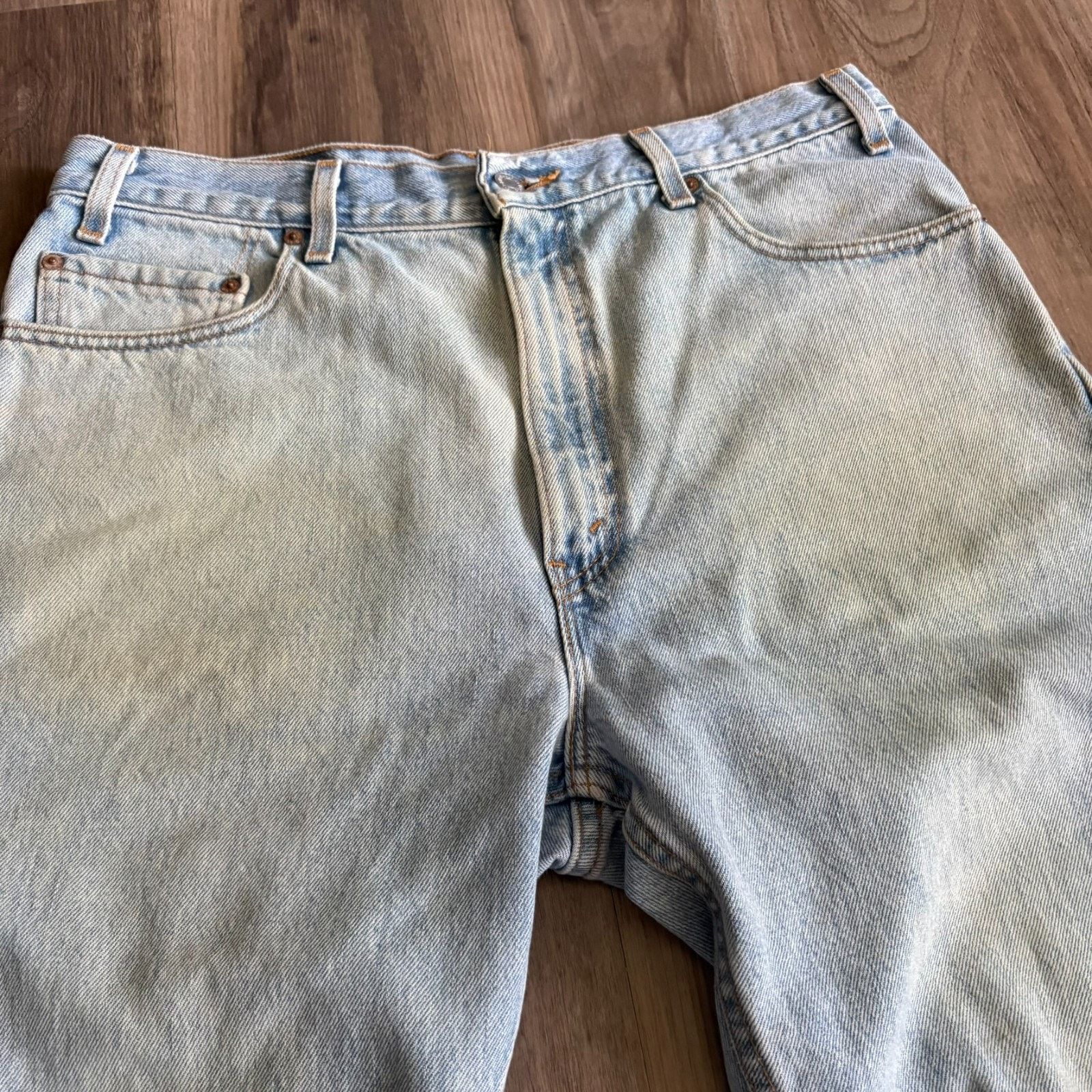 Levi's × Vintage Vintage Levis 505 Denim Jean Shorts Size 34 Custom Chopped Size US 34 / EU 50 - 3 Thumbnail
