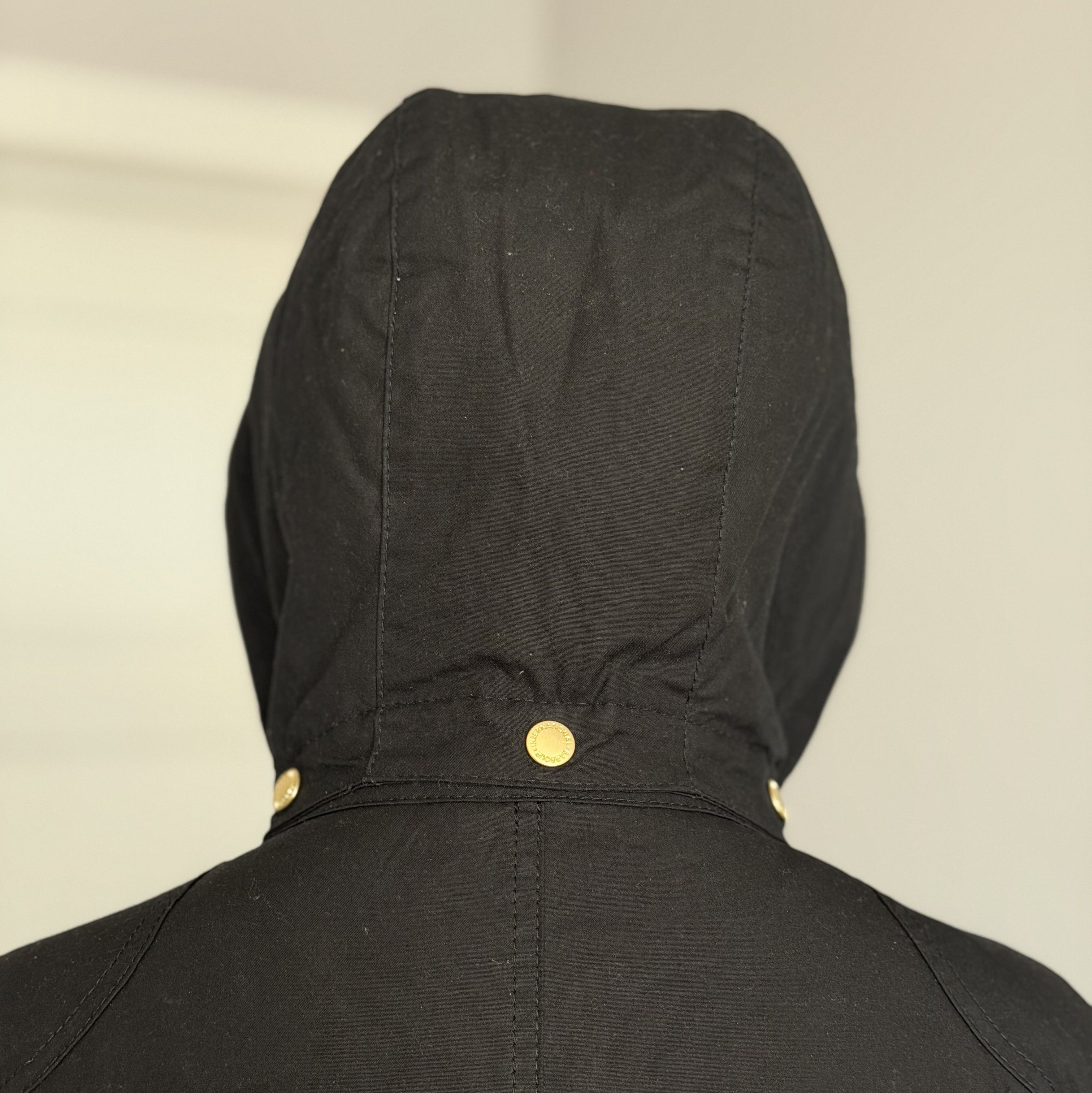 Barbour BARBOUR International SLIPSTREAM Wax Women's Hooded Jacket Size XL / US 12-14 / IT 48-50 - 8 Thumbnail