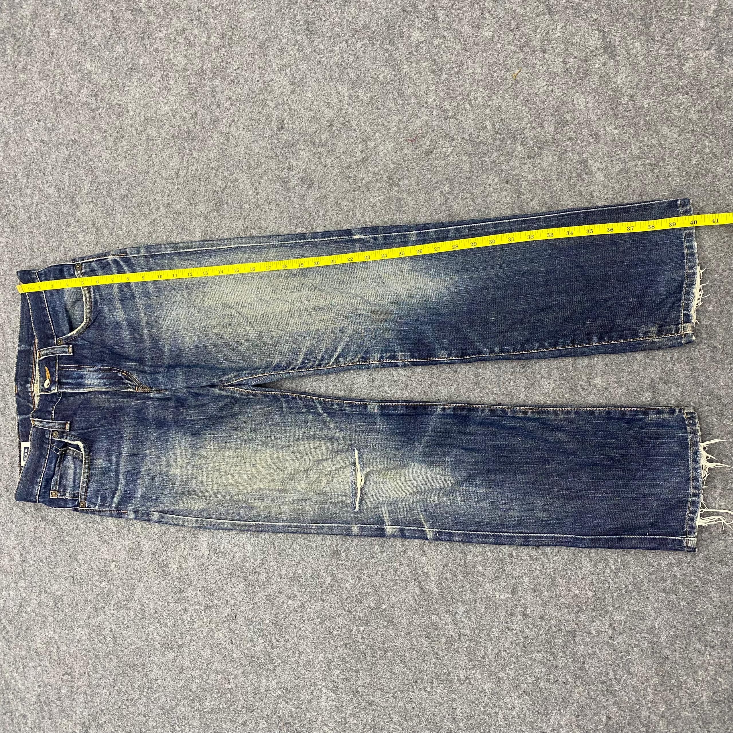 Edwin 💥Best Offer💥Vintage Edwin Distressed Denim Size US 30 / EU 46 - 2 Thumbnail