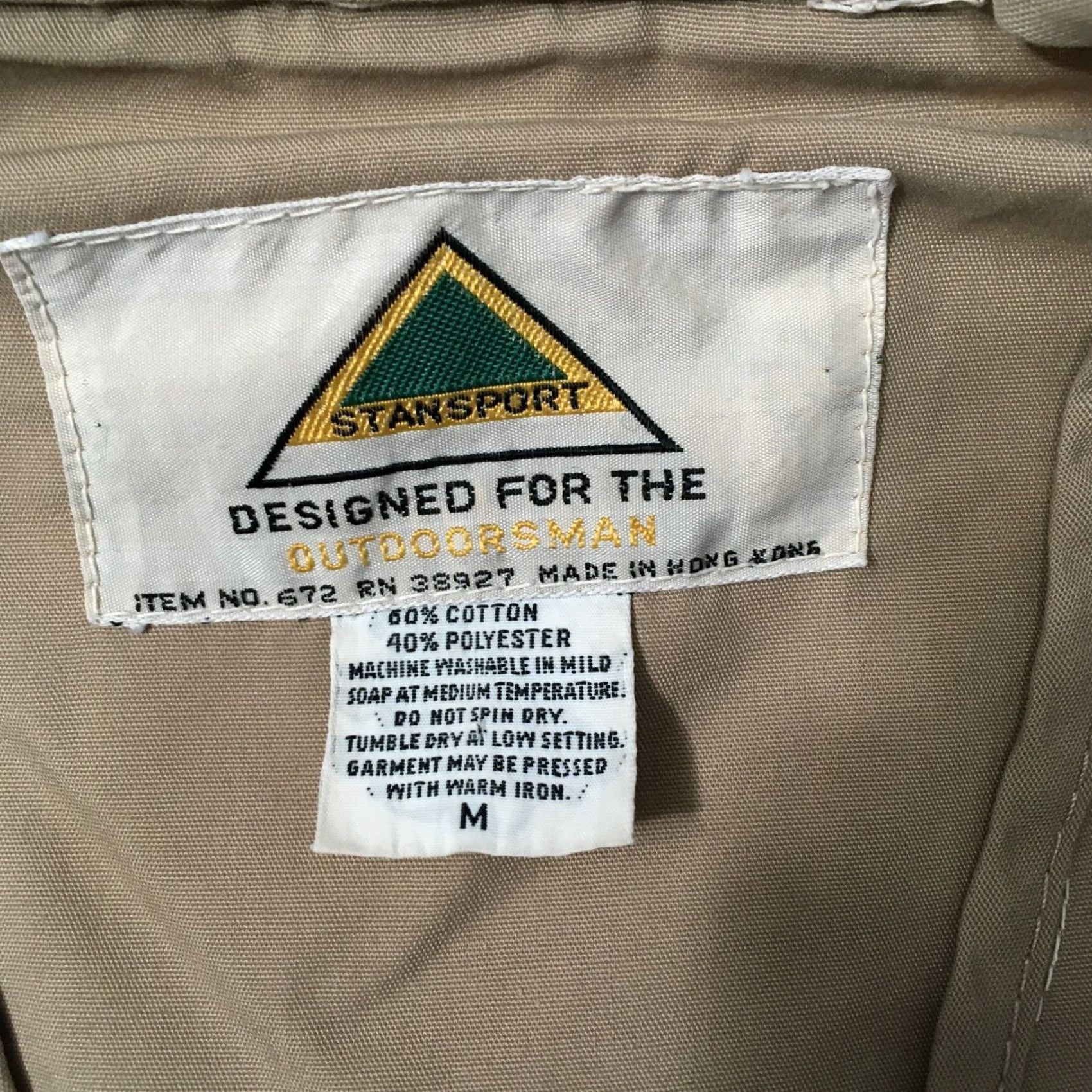 Vintage VINTAGE Cabela's stansport Vest Mens M Beige Fishing Pocket Outdoor Shirt Size US M / EU 48-50 / 2 - 2 Thumbnail