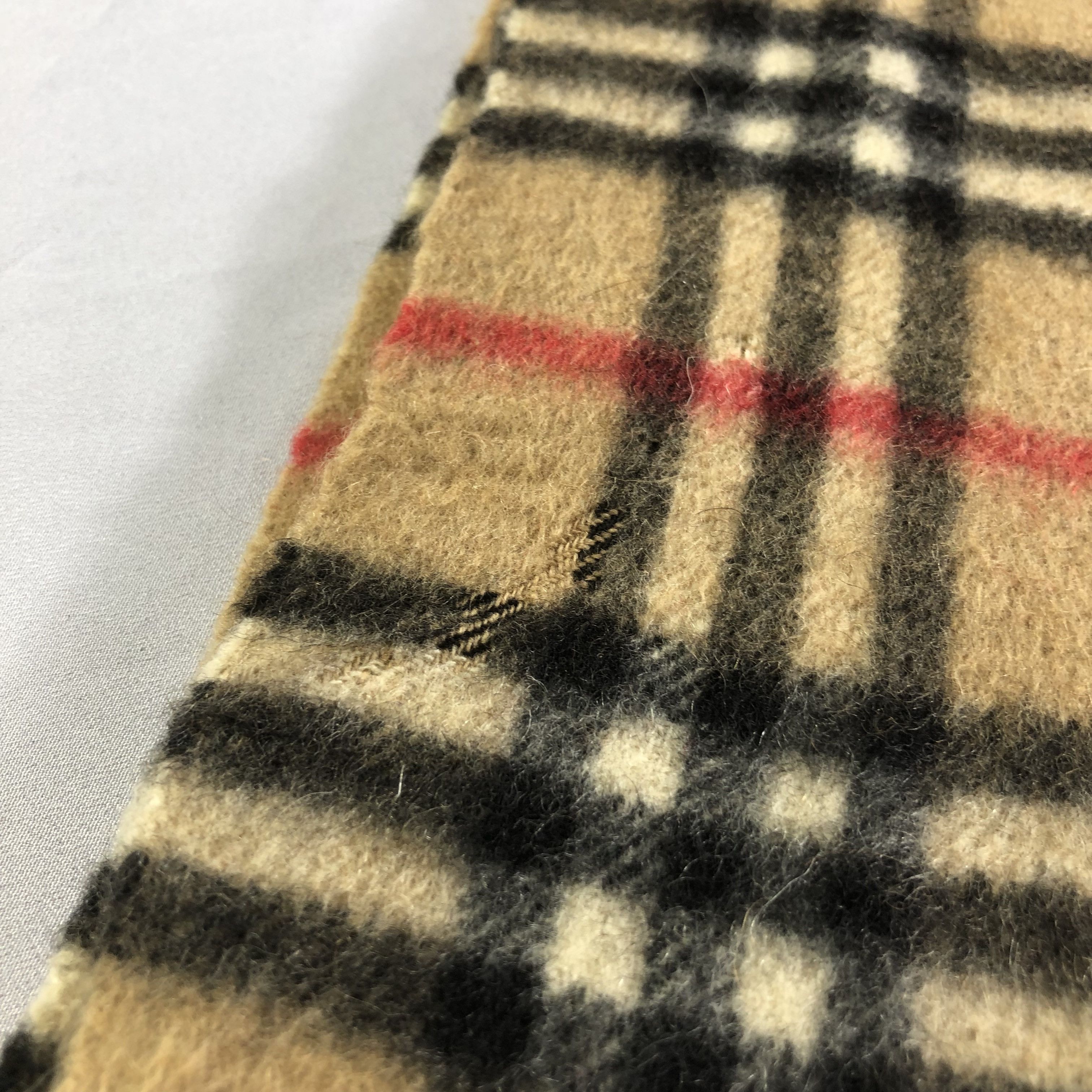 Burberry Burberrys Tan Nova Check Cashmere Scarf Muffler V1514 Size ONE SIZE - 15 Thumbnail