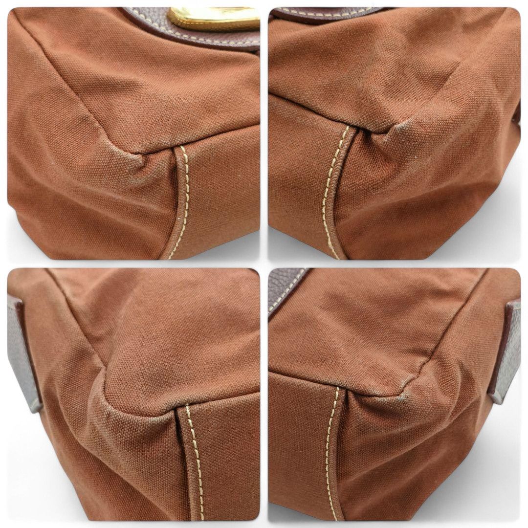 Vivienne Westwood Vivienne Westwood - Baker Street Canvas Shoulder Bag Orb Size ONE SIZE - 4 Thumbnail