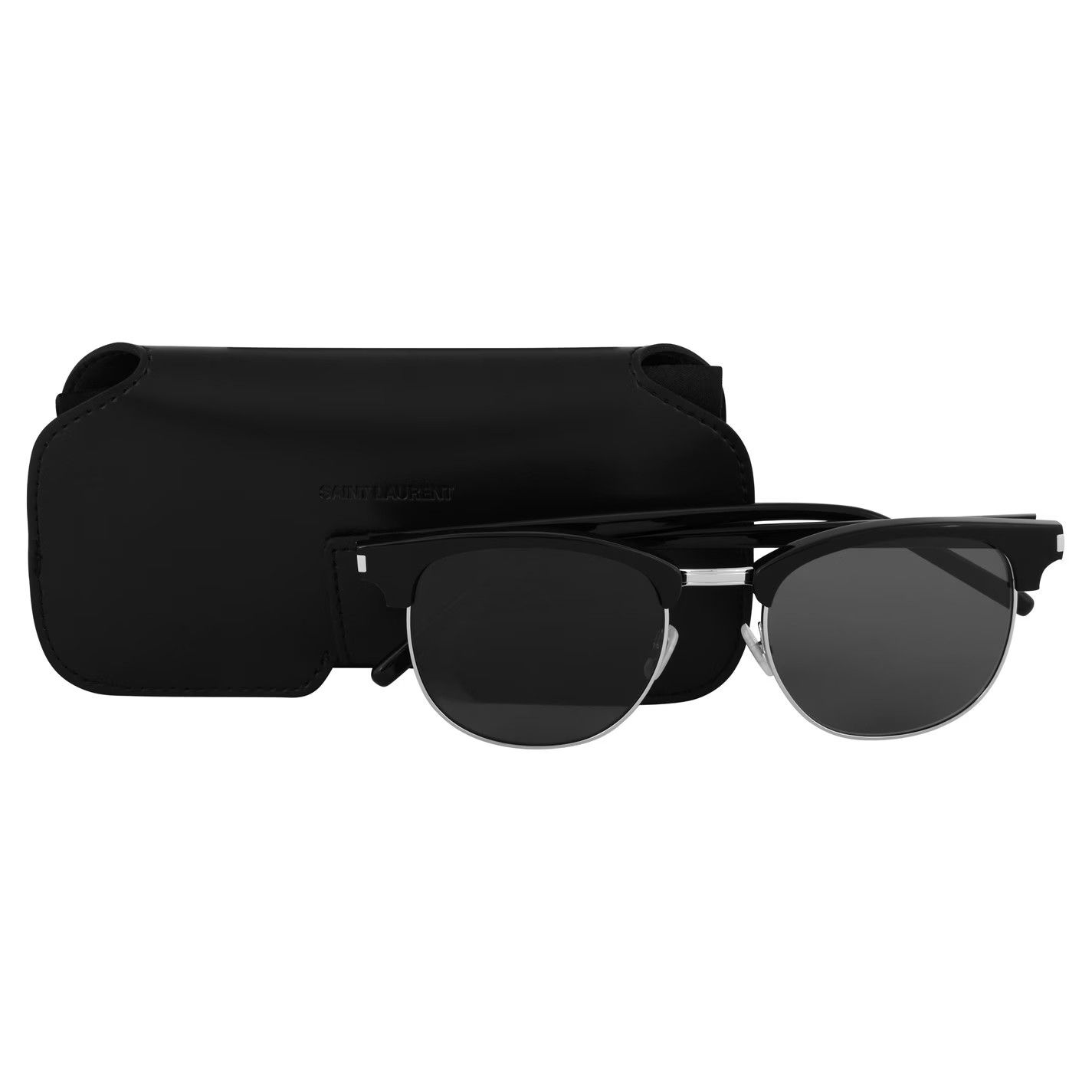 Saint Laurent Paris o1g2r1mq0426 Size: OS / SI 108 Sunglasses in Black Size ONE SIZE - 6 Thumbnail