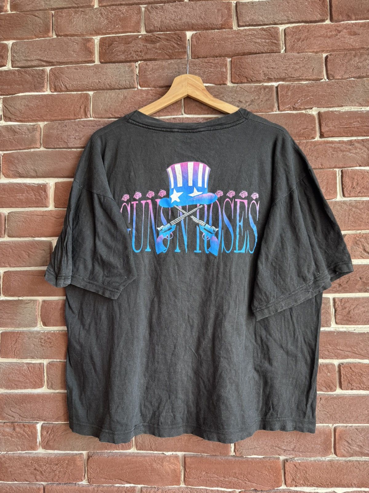 Band Tees Guns N Roses Vintage 90s Skeleron Rock Band Tee Grail Axl Size US L / EU 52-54 / 3 - 2 Thumbnail