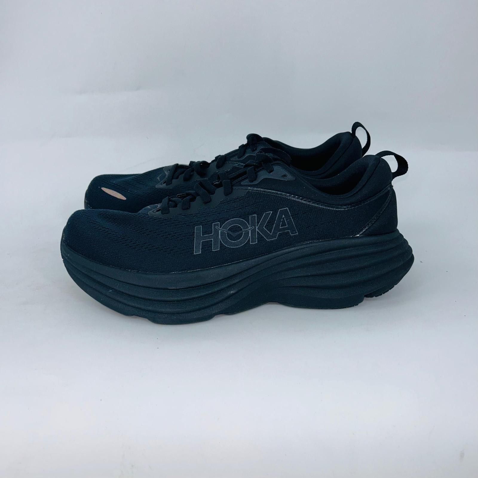 Hoka HOKA MENS BONDI 8 BLACK MESH LIGHT RUNNING SHOES SIZE 10D Size US 10 / EU 43 - 4 Thumbnail