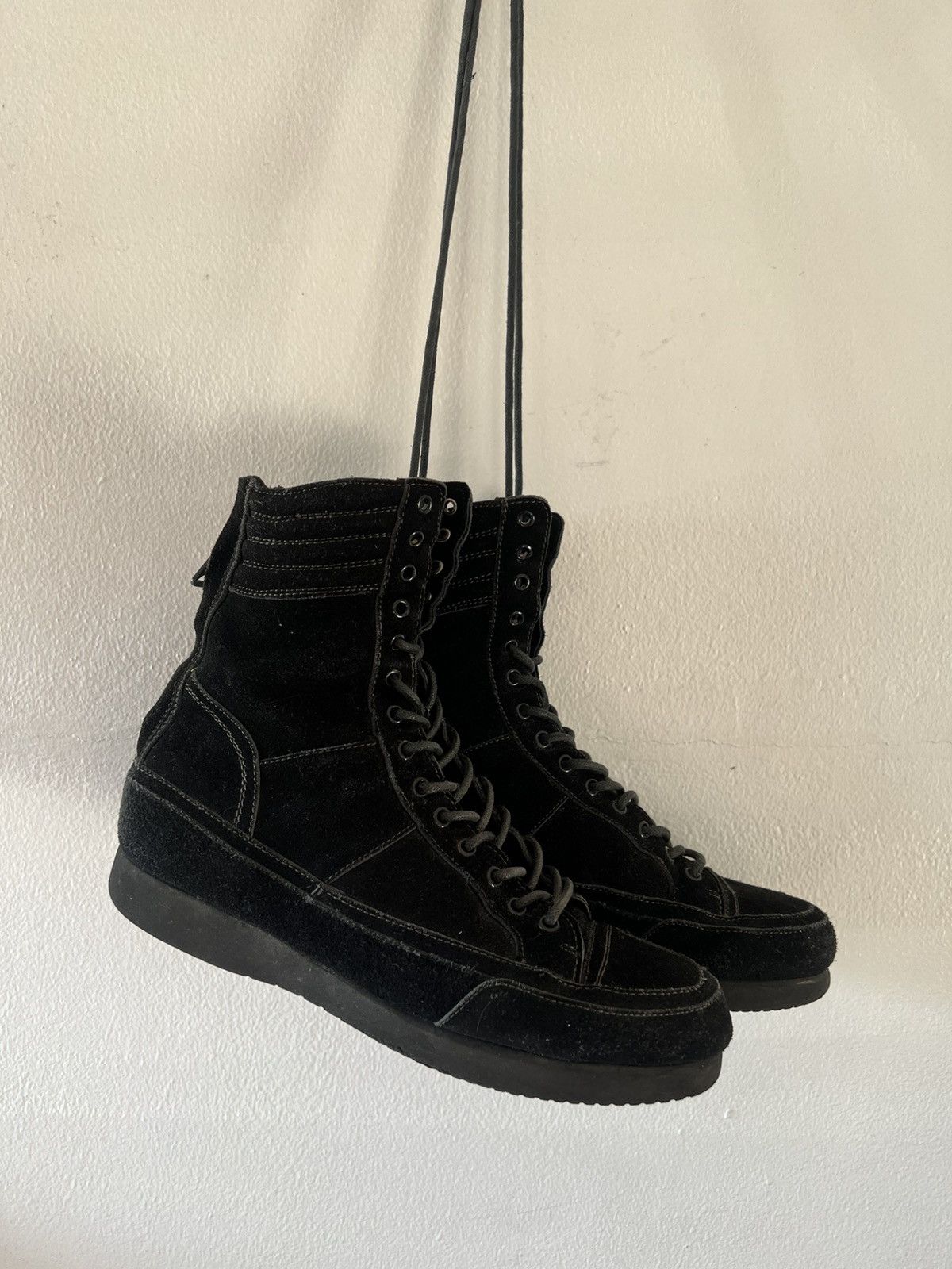 5351 POUR LES HOMMES (EU 43.5) // 5351 Pour Les Hommes Leather High Top Sneaker Size US 9.5 / EU 42-43 - 6 Thumbnail