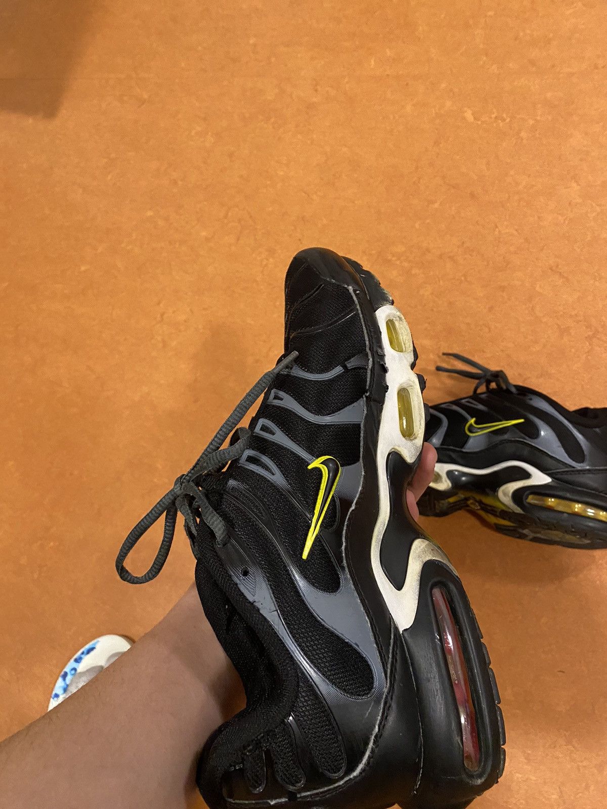 Nike × Vintage Vintage Nike Tn Air Max Plus Black Active Size US 10 / EU 43 - 3 Thumbnail