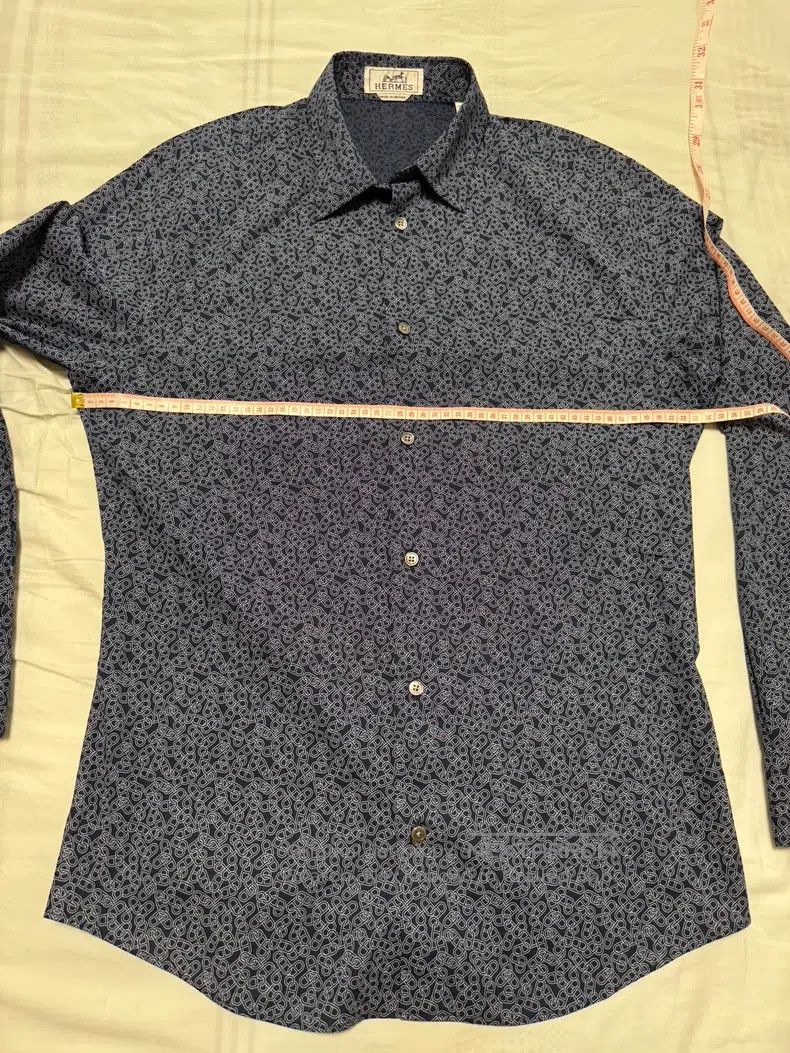Hermes Hermes size 39 Shirt with classic pattern and high-end colo Size US M / EU 48-50 / 2 - 4 Thumbnail