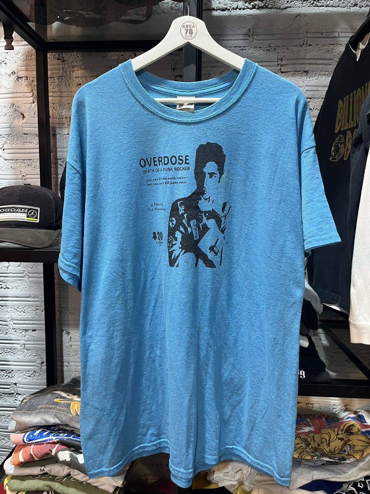 Vintage Overdose Death Of A Punk Rocker Movie Tee Size US XL / EU 56 / 4 - 1 Thumbnail