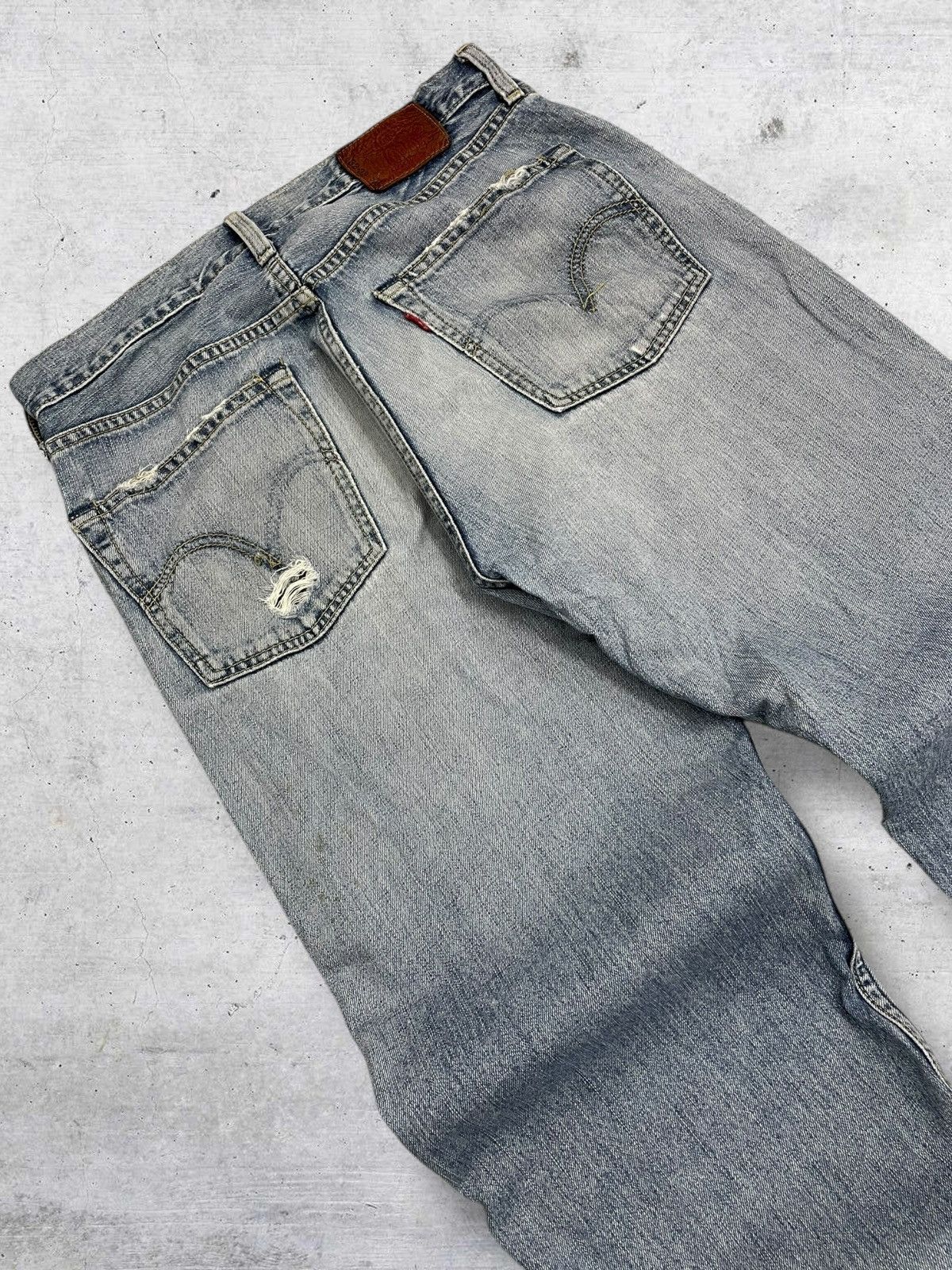 Levi's Vintage Clothing VINTAGE 503 LEVIS USA DESIGNER 90S OLD DISTRESSED OG DENIM Size US 31 - 15 Thumbnail