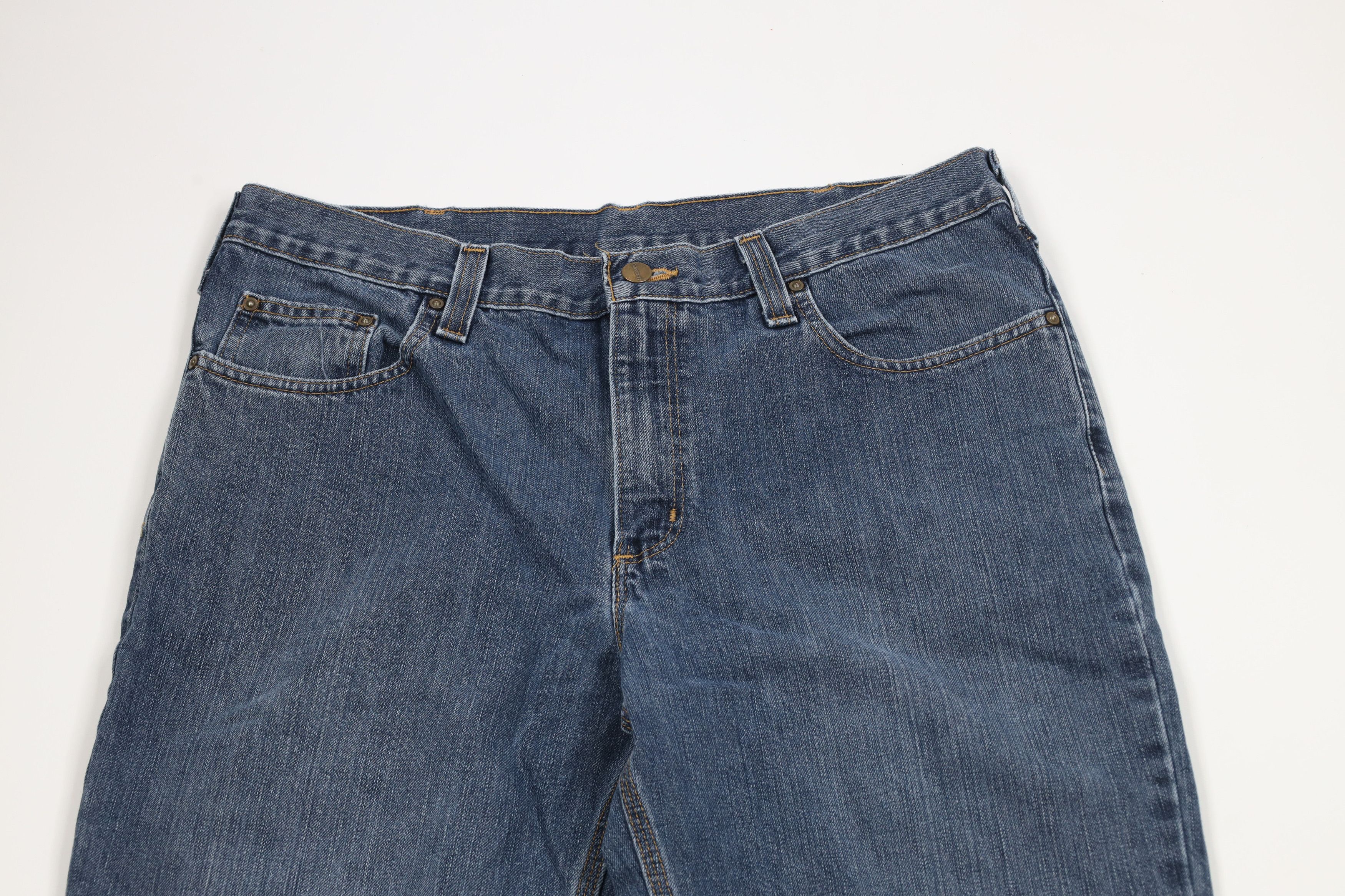 Carhartt × Vintage Vintage Y2K Carhartt Spell Relaxed Fit Stretch Denim Jeans Size US 34 / EU 50 - 2 Thumbnail