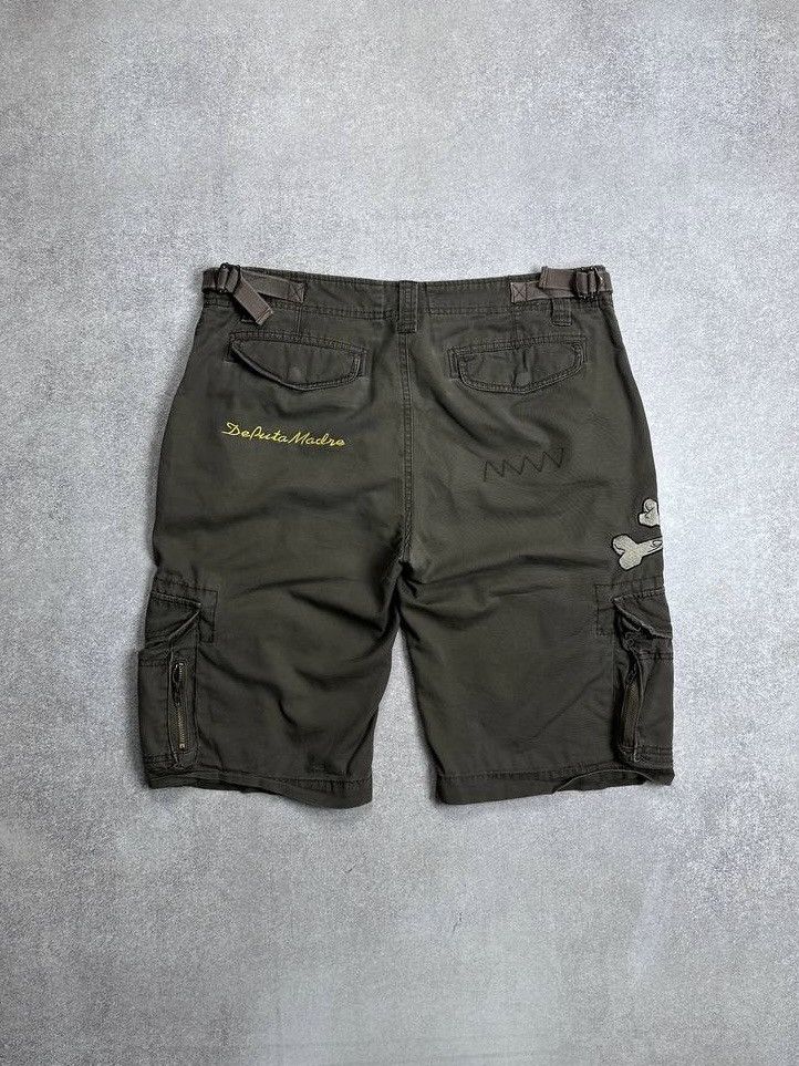 Japanese Brand Vintage De Puta Madre Crazy Embroidery Y2K Shorts Jorts 32/M Size US 32 / EU 48 - 5 Thumbnail