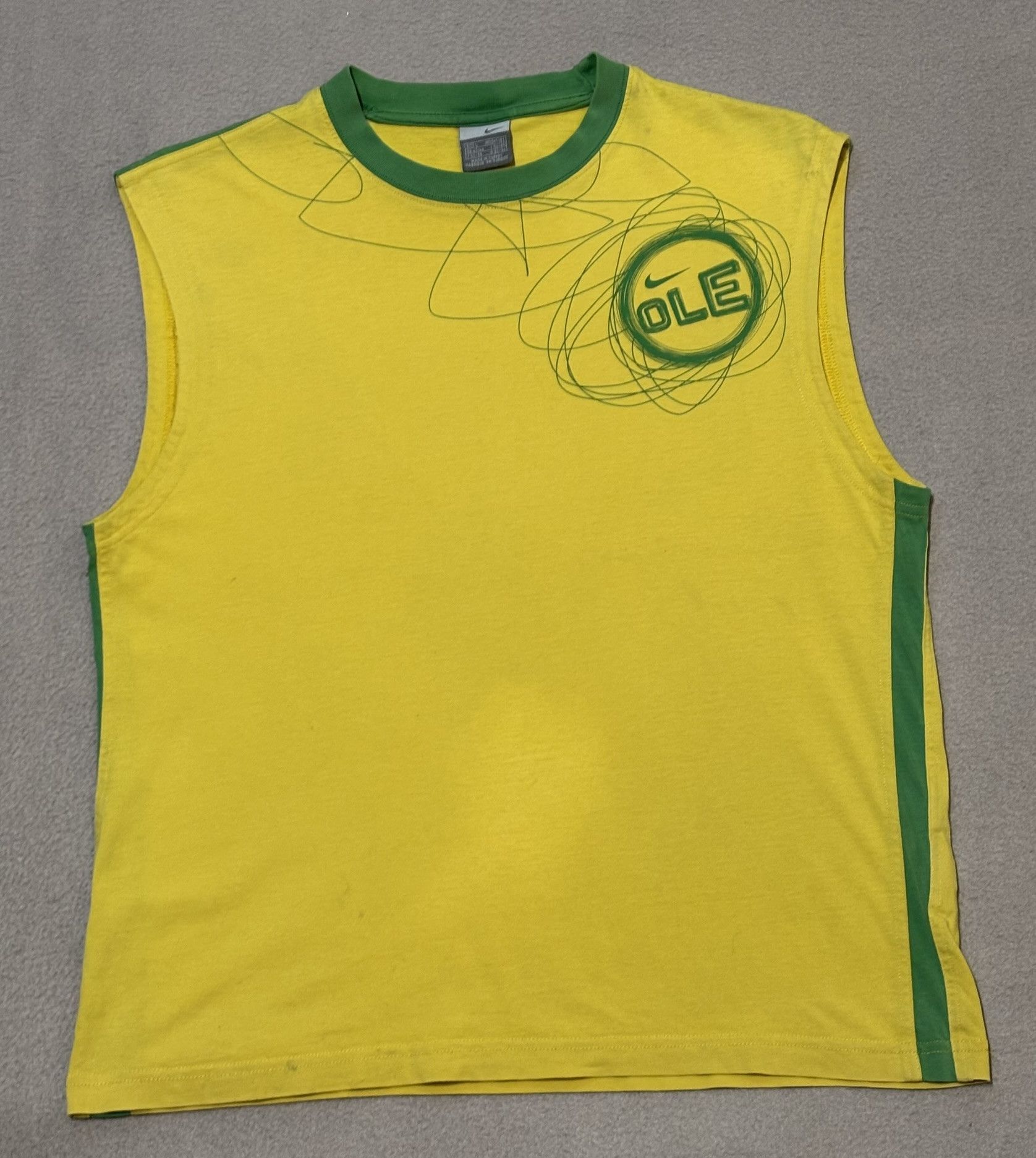 Nike Brazil Ole Nike Tank Top Size S Size US S / EU 44-46 / 1 - 5 Thumbnail
