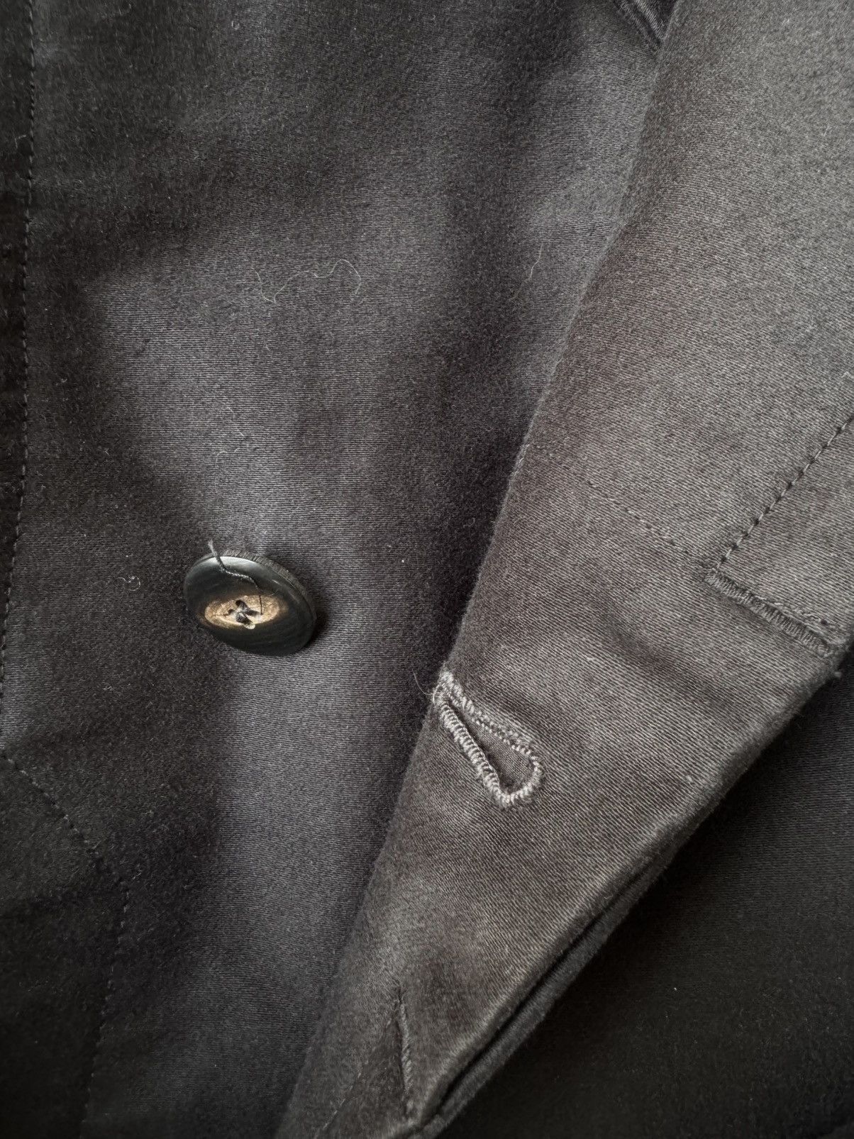 Rick Owens Rick Owens AW09 Double Breasted Belted Crust Cotton Coat Size US S / EU 44-46 / 1 - 7 Thumbnail