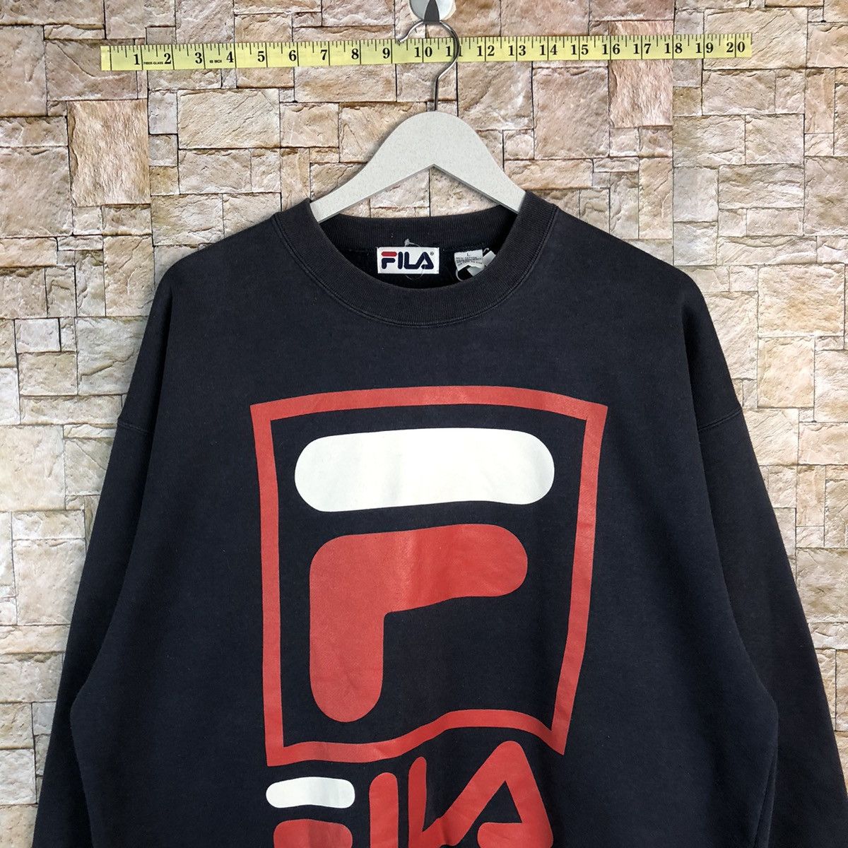 Fila Fila vintage collector item big logo Sweatshirt #A249 Size US L / EU 52-54 / 3 - 2 Thumbnail