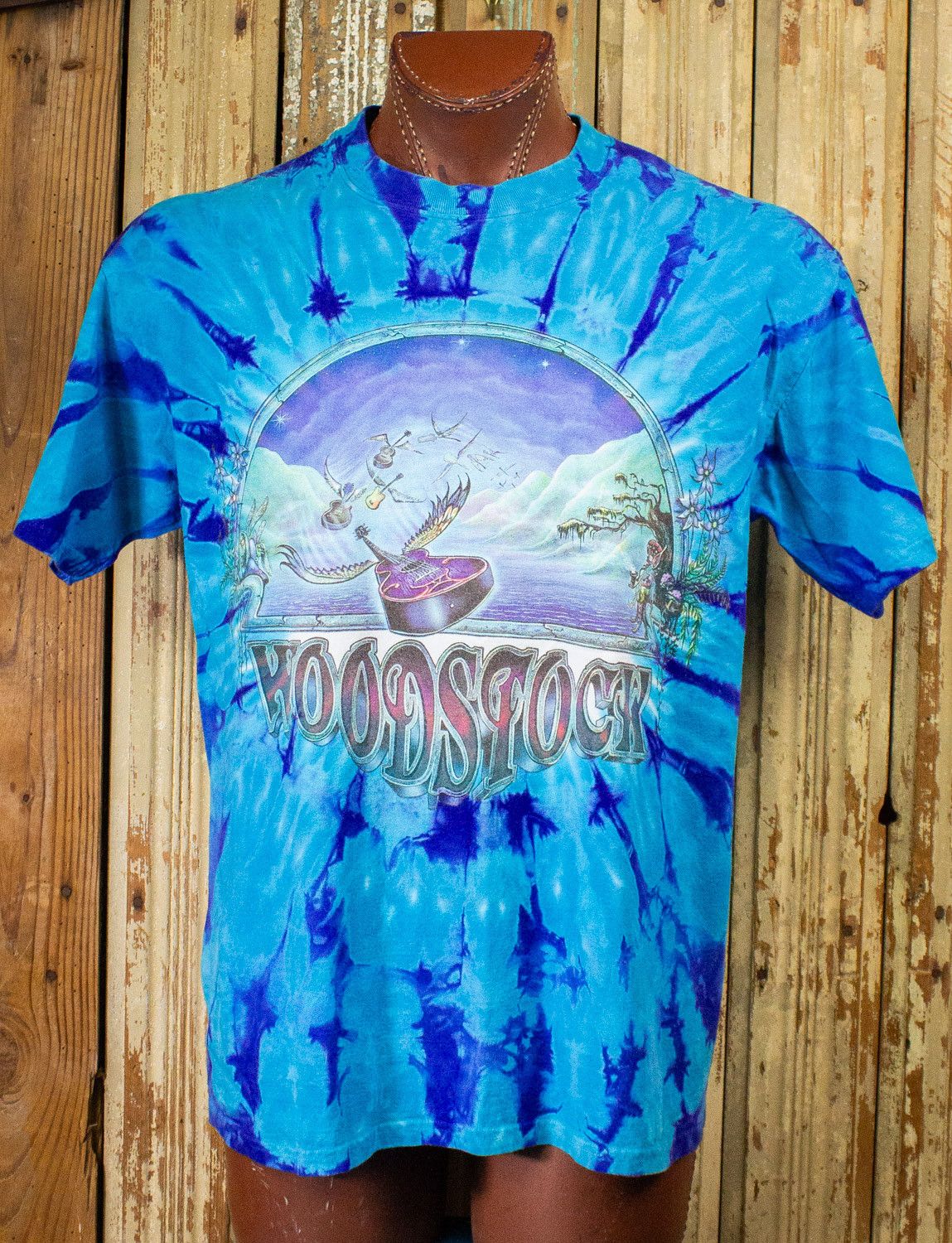Band Tees × Vintage Vintage Woodstock Tie Dye Concert T Shirt 1994 Size US XL / EU 56 / 4 - 1 Thumbnail