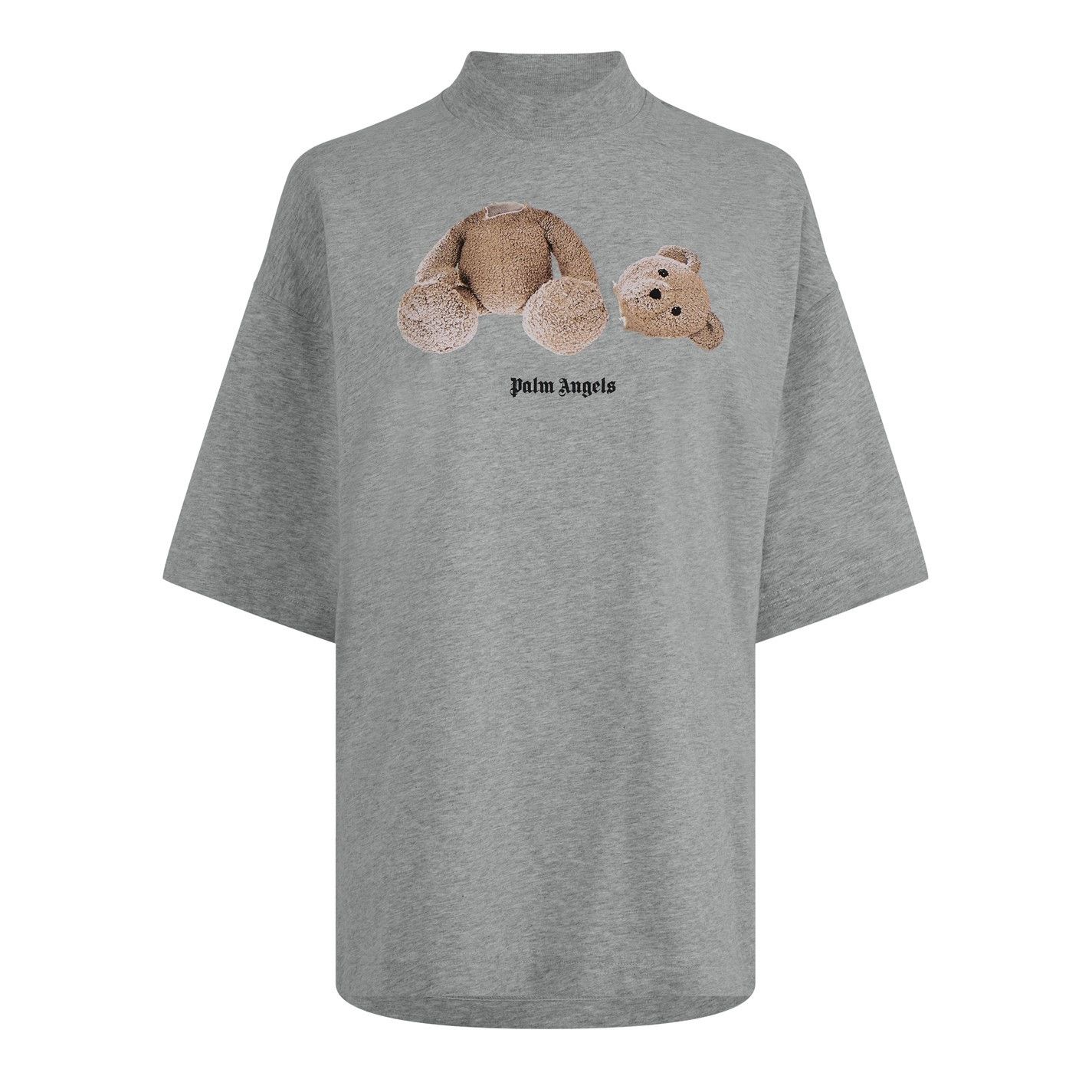 Palm Angels o1g2r1mq0325 Loose Bear T-Shirt in Grey Size M / US 6-8 / IT 42-44 - 1 Thumbnail