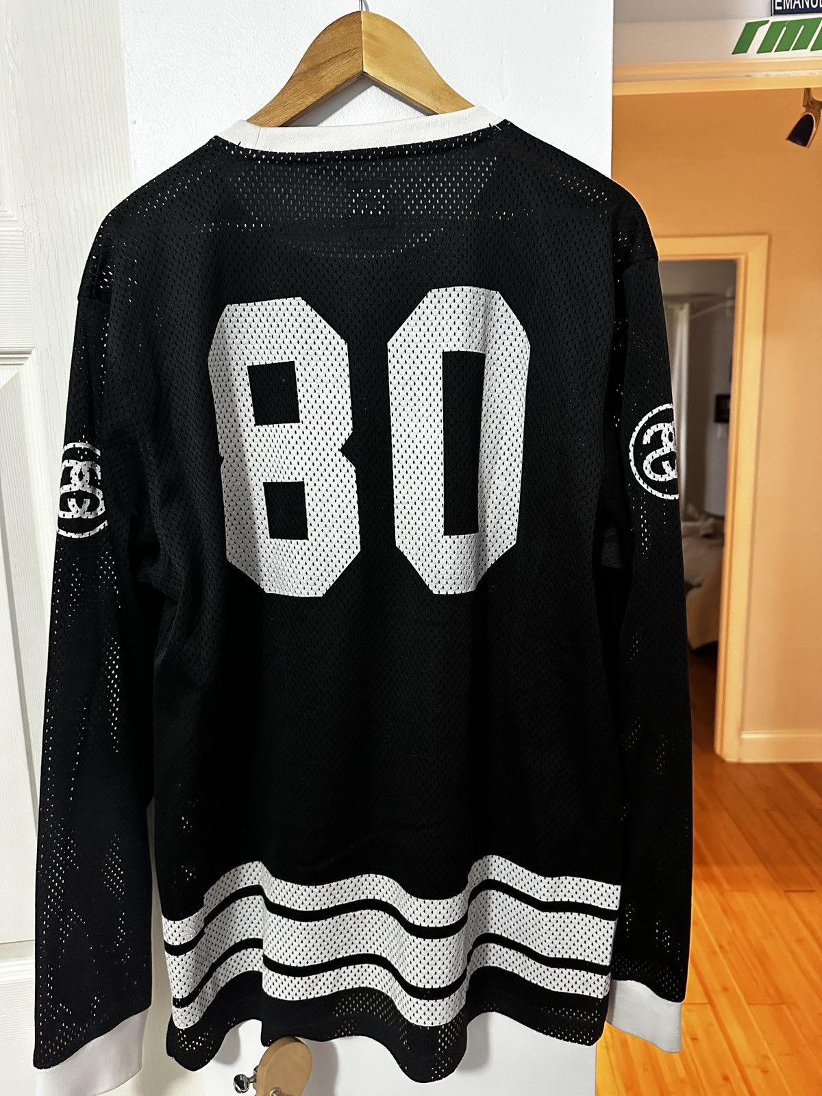 Stussy Stussy Mens Black Mesh Jersey All City Champion Large #80 Size US XL / EU 56 / 4 - 2 Thumbnail