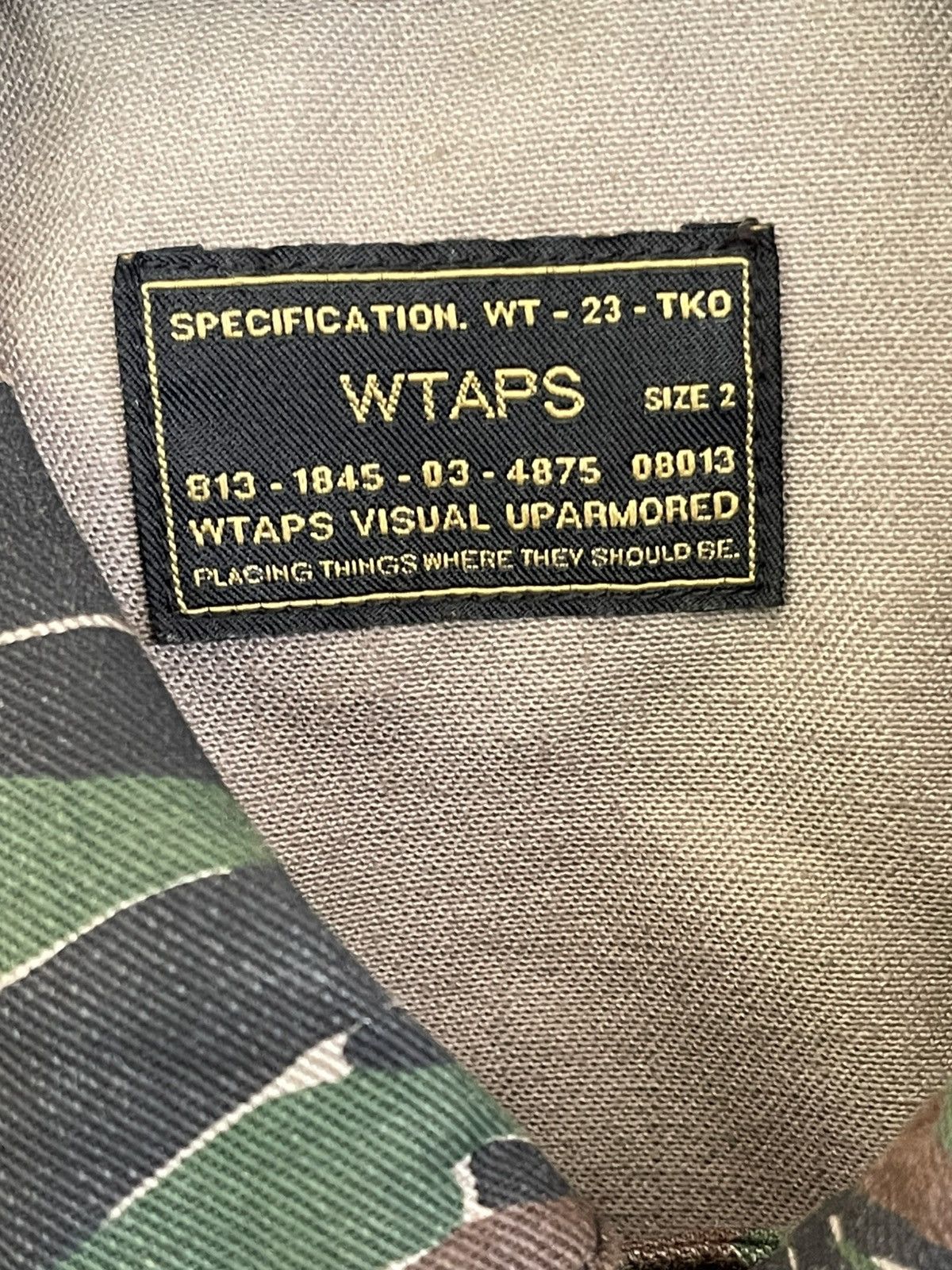 Wtaps WTPAS NON TIGER CAMO Size US M / EU 48-50 / 2 - 7 Thumbnail