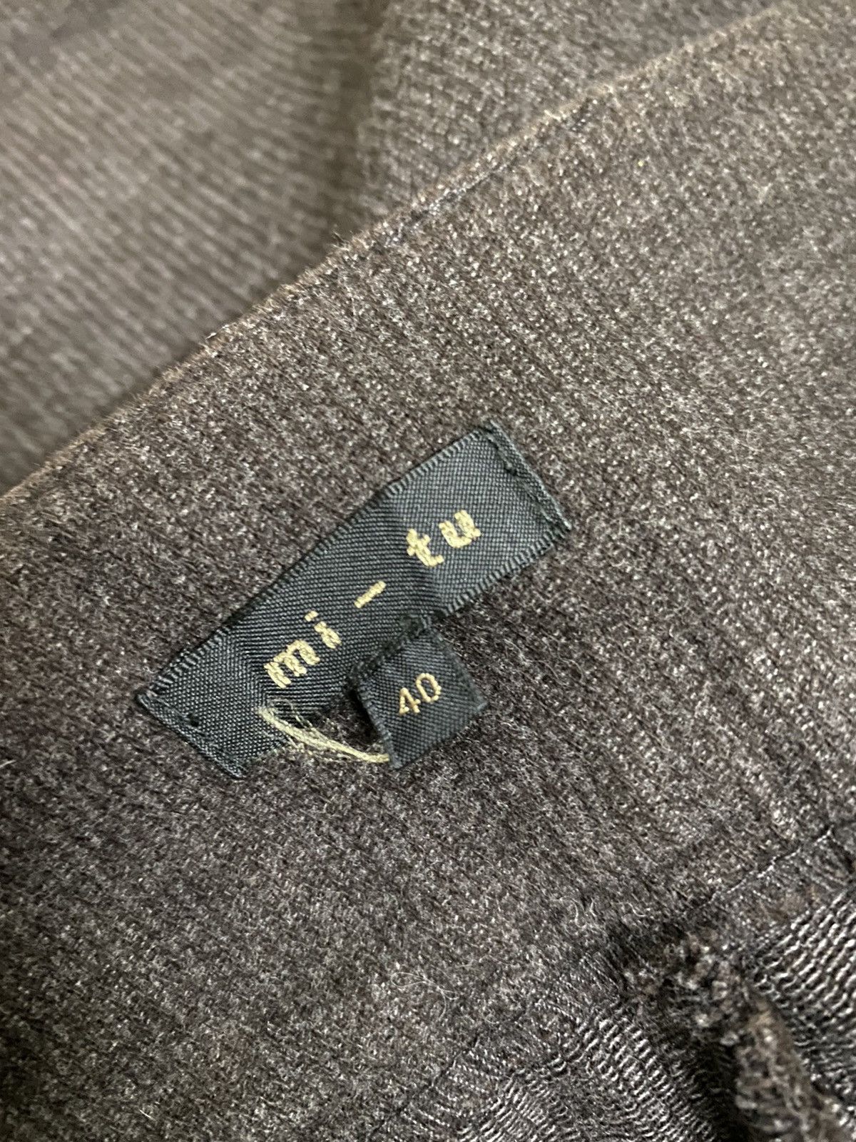 Japanese Brand 💥Avant-Garde Japanese Designer Mi-tu Cargo Pant Size 26" / US 2 / IT 38 - 10 Thumbnail