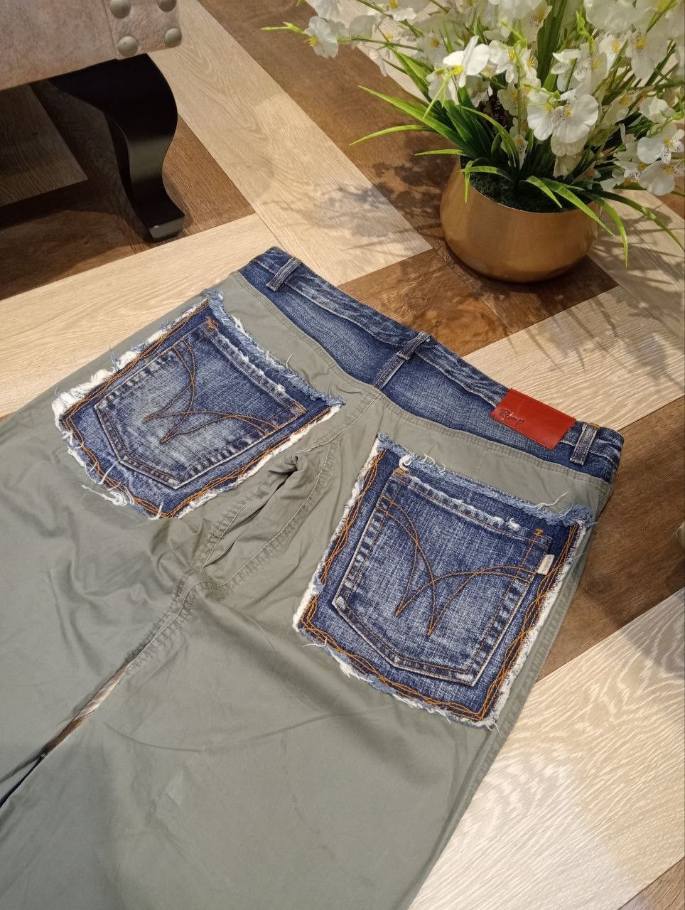 Japanese Brand ROMP LOW RISE MULTIPOCKET PARACHUTE PANTS Size 35" - 5 Thumbnail
