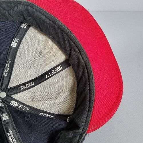 New Era New Era 59Fifty Atlanta Braves Double Logo Fitted 7 5/8 Hat Size ONE SIZE - 8 Thumbnail