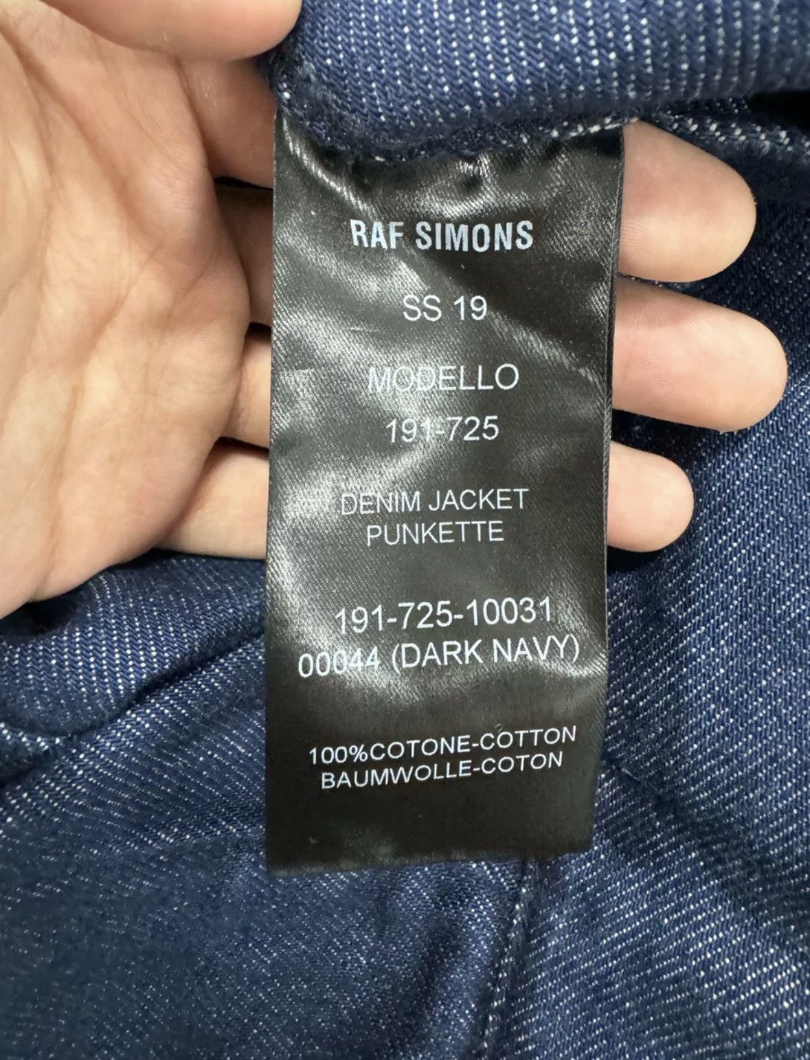 Raf Simons RAF simons 19ss denim jackets Size US S / EU 44-46 / 1 - 8 Thumbnail