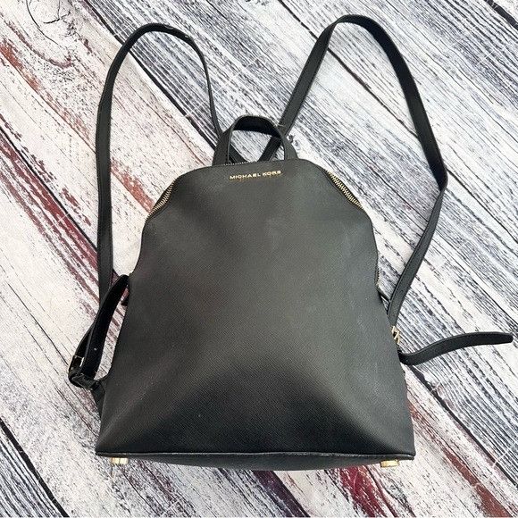 cindy large saffiano leather backpack