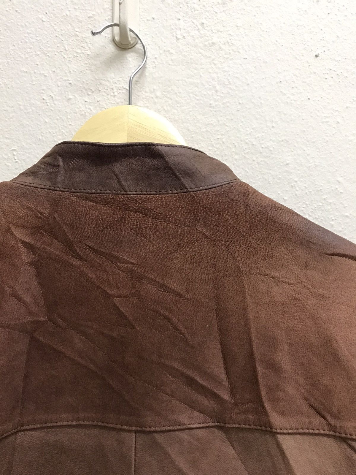 Yohji Yamamoto VINTAGE YOHJI YAMAMOTO D’URBAN A.A.R. BROWN LEATHER JACKET Size US S / EU 44-46 / 1 - 10 Thumbnail