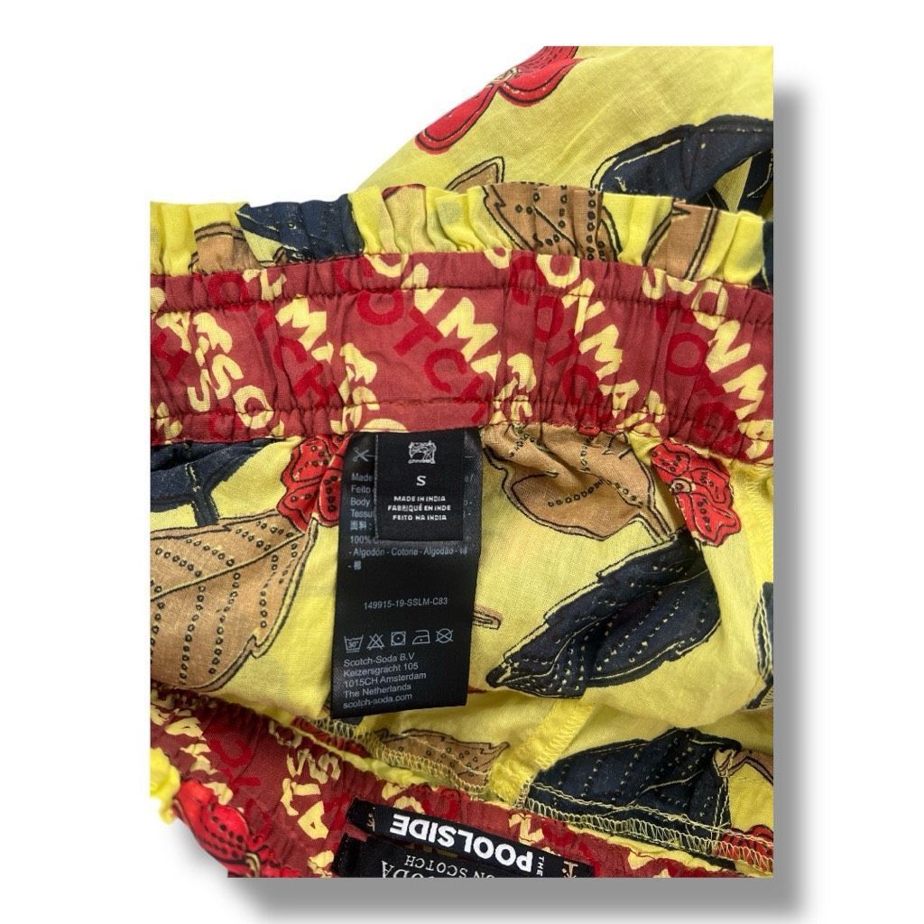 Scotch & Soda Scotch & Soda Floral 100% Cotton Lightweight Pants Size Smal Size 27" / US 4 / IT 40 - 6 Thumbnail