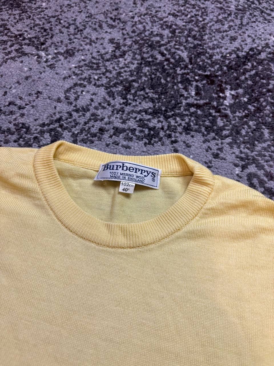 Burberry × Vintage Vintage Y2K Burberry’s Wool Embroidered Mini Logo Sweater Size US S / EU 44-46 / 1 - 2 Thumbnail