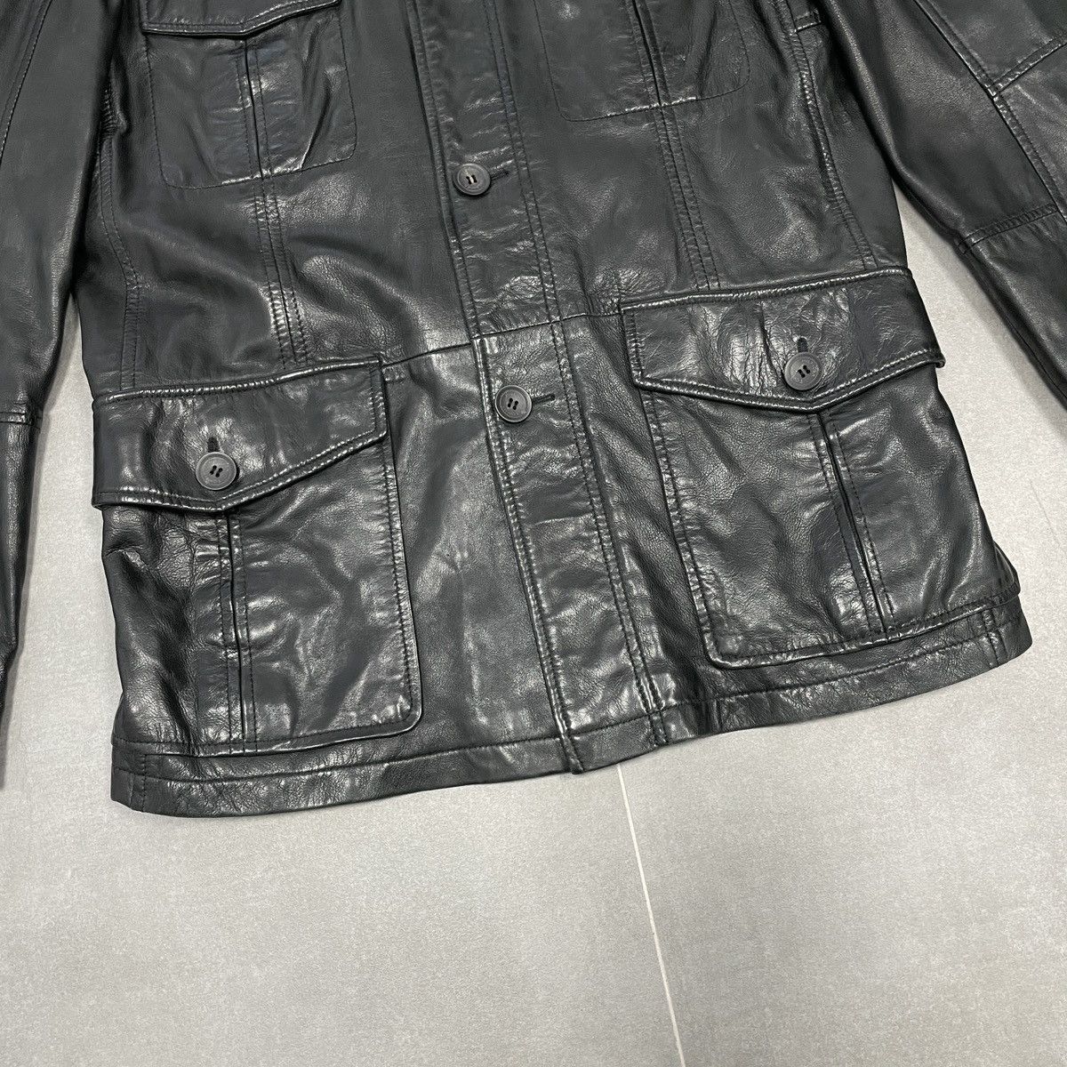 Tommy Hilfiger Tommy Hilfiger Goat Leather Jacket Size 46 Size US S / EU 44-46 / 1 - 5 Thumbnail