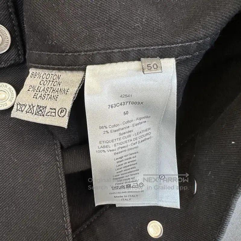Dior Dior Black Men's Denim Jacket . Size US S / EU 44-46 / 1 - 4 Thumbnail