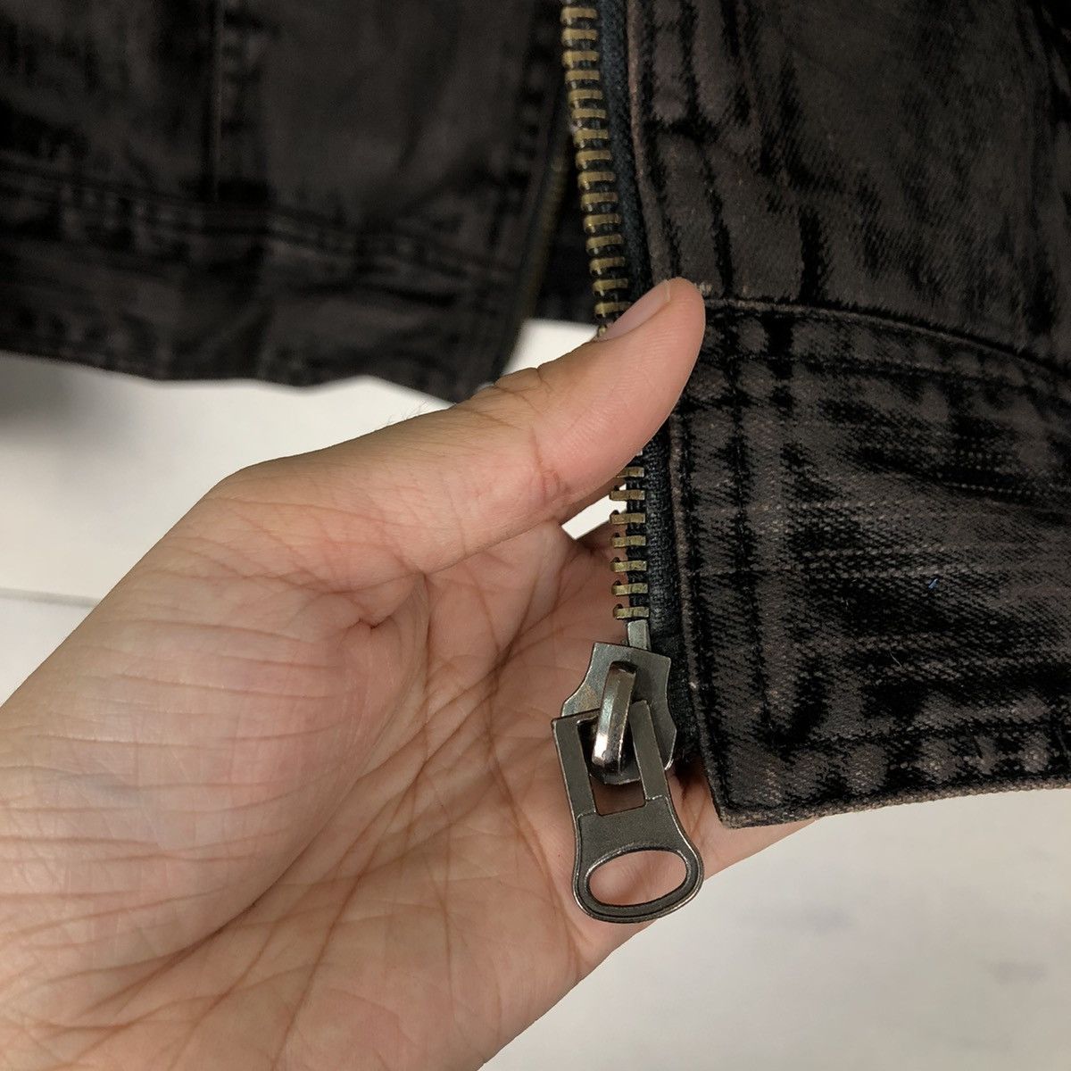 Japanese Brand 🔥RARE TRUCKER DENIM JACKET PLACE PLAN JAPAN ISSEY MIYAKE Size US L / EU 52-54 / 3 - 11 Thumbnail