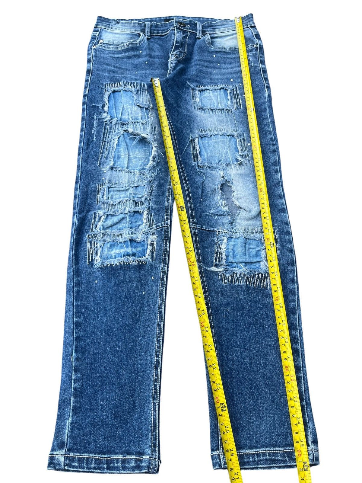 Japanese Brand Vintage Japanese Brand Barracuda Distressed Skinny Jeans Size US 29 - 10 Thumbnail
