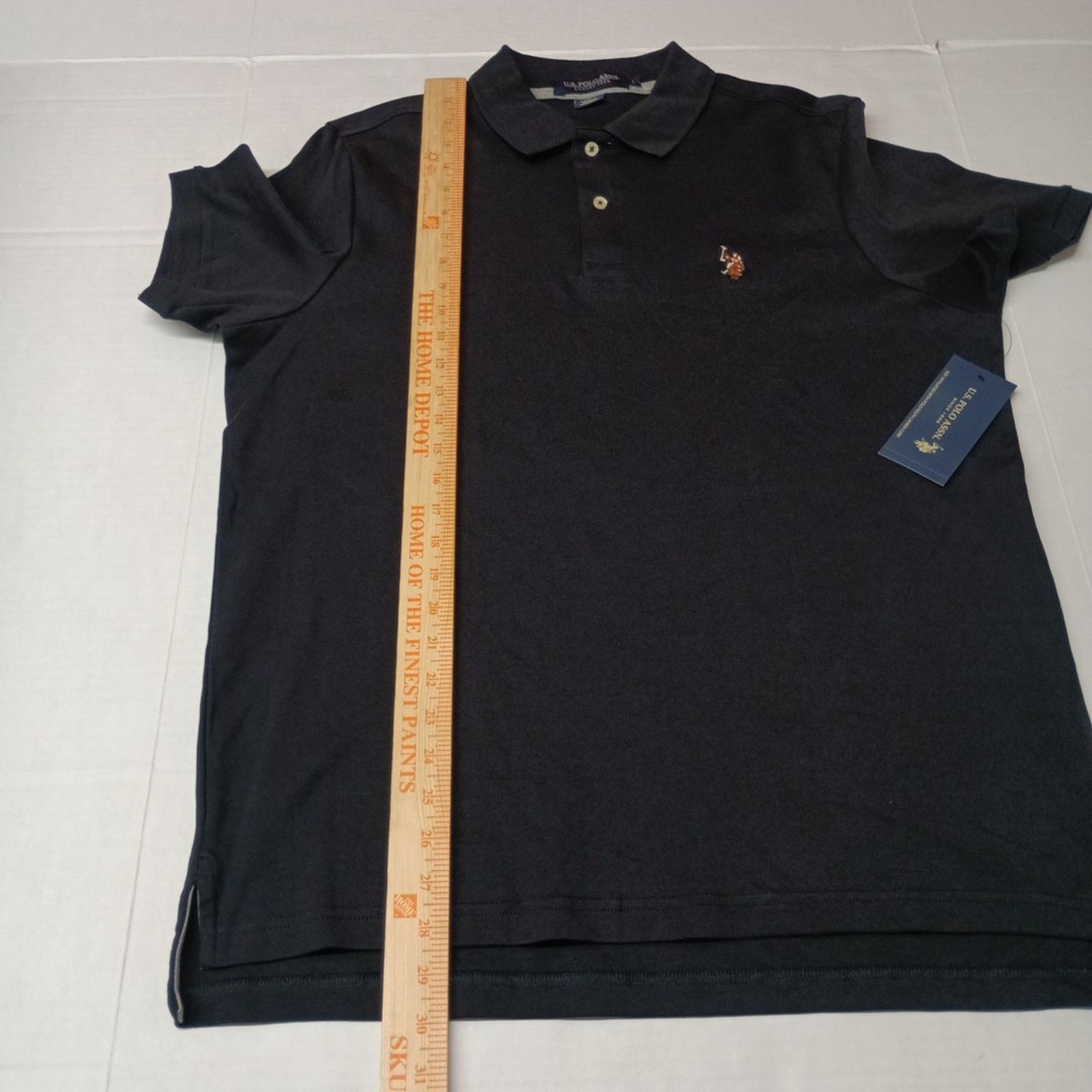 U.S. Polo Assn. U.S. Polo Assn Interlock Polo Shirt Black Men's Size L Large Size US L / EU 52-54 / 3 - 5 Thumbnail