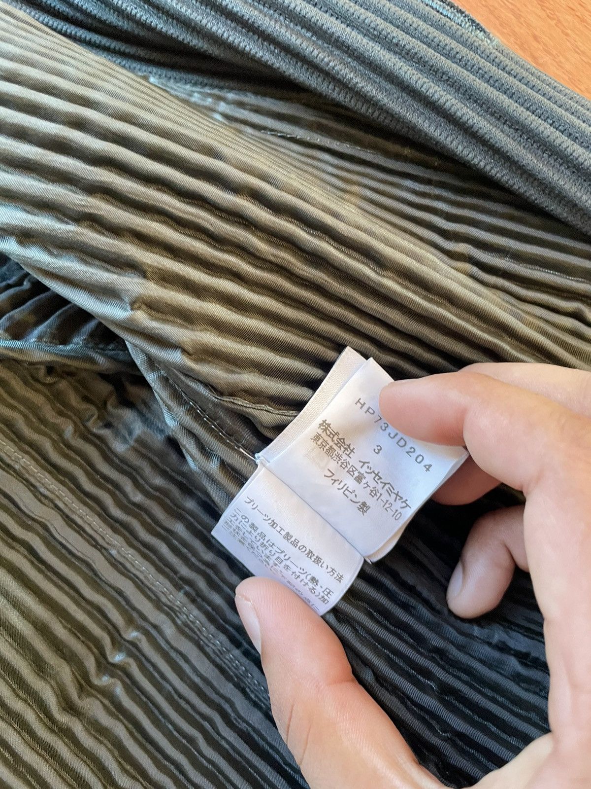 Homme Plisse Issey Miyake Issey Miyake Homme Plisse Pleated Overcoat Forest Green Sz 3 Size US L / EU 52-54 / 3 - 9 Thumbnail