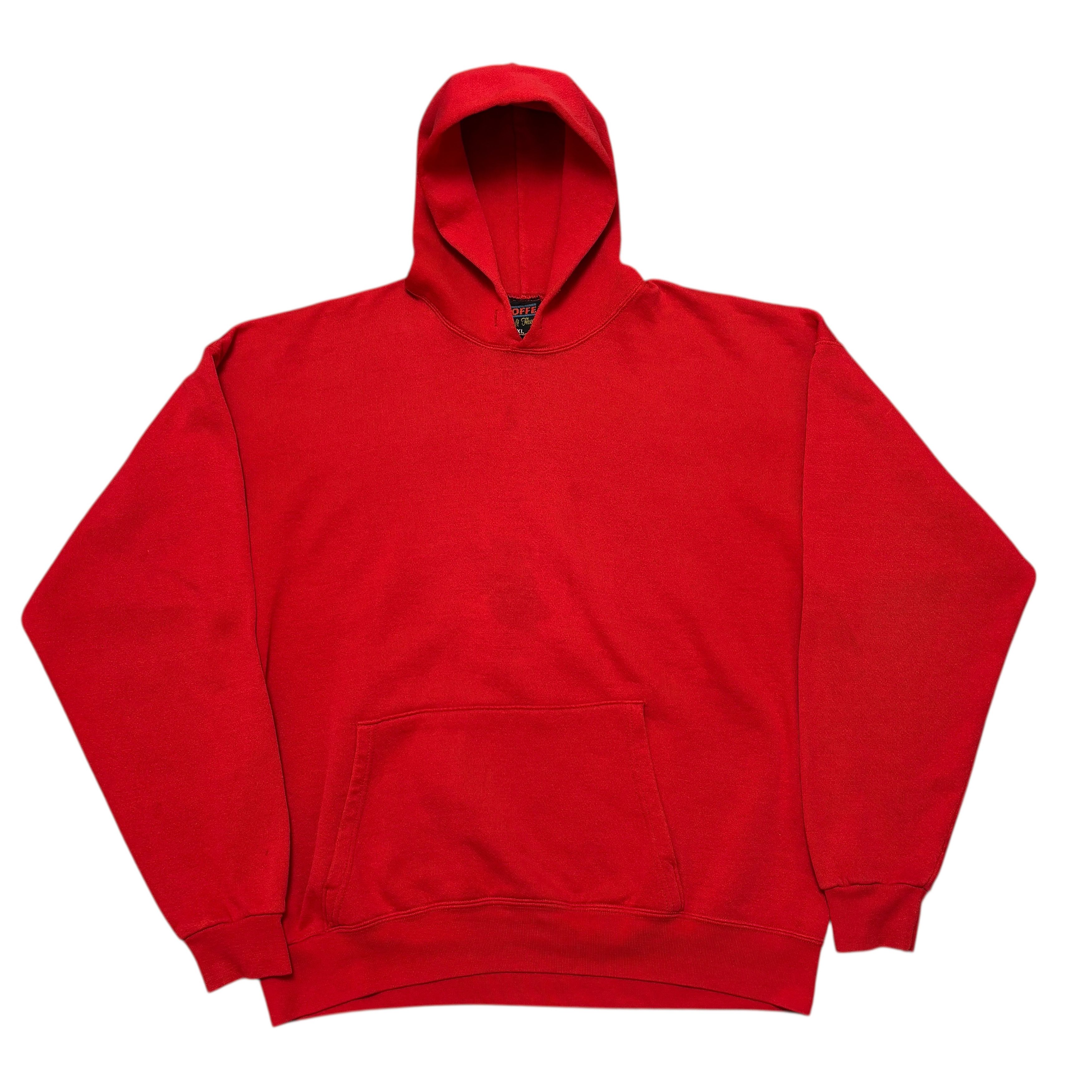 Soffe × Vintage Vintage Blank Hoodie Soffe Made In Usa Single Stitch Size US XL / EU 56 / 4 - 1 Thumbnail