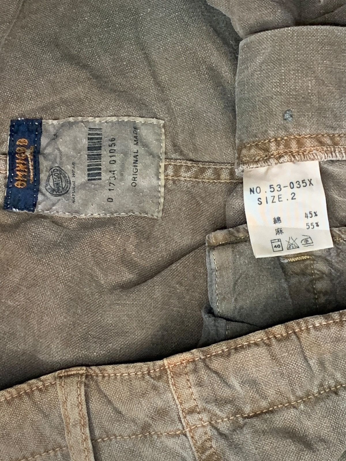 OMNIGOD Vintage Omnigod Hemp Cargo Parachute Baggy Pants Size US 32 / EU 48 - 9 Thumbnail