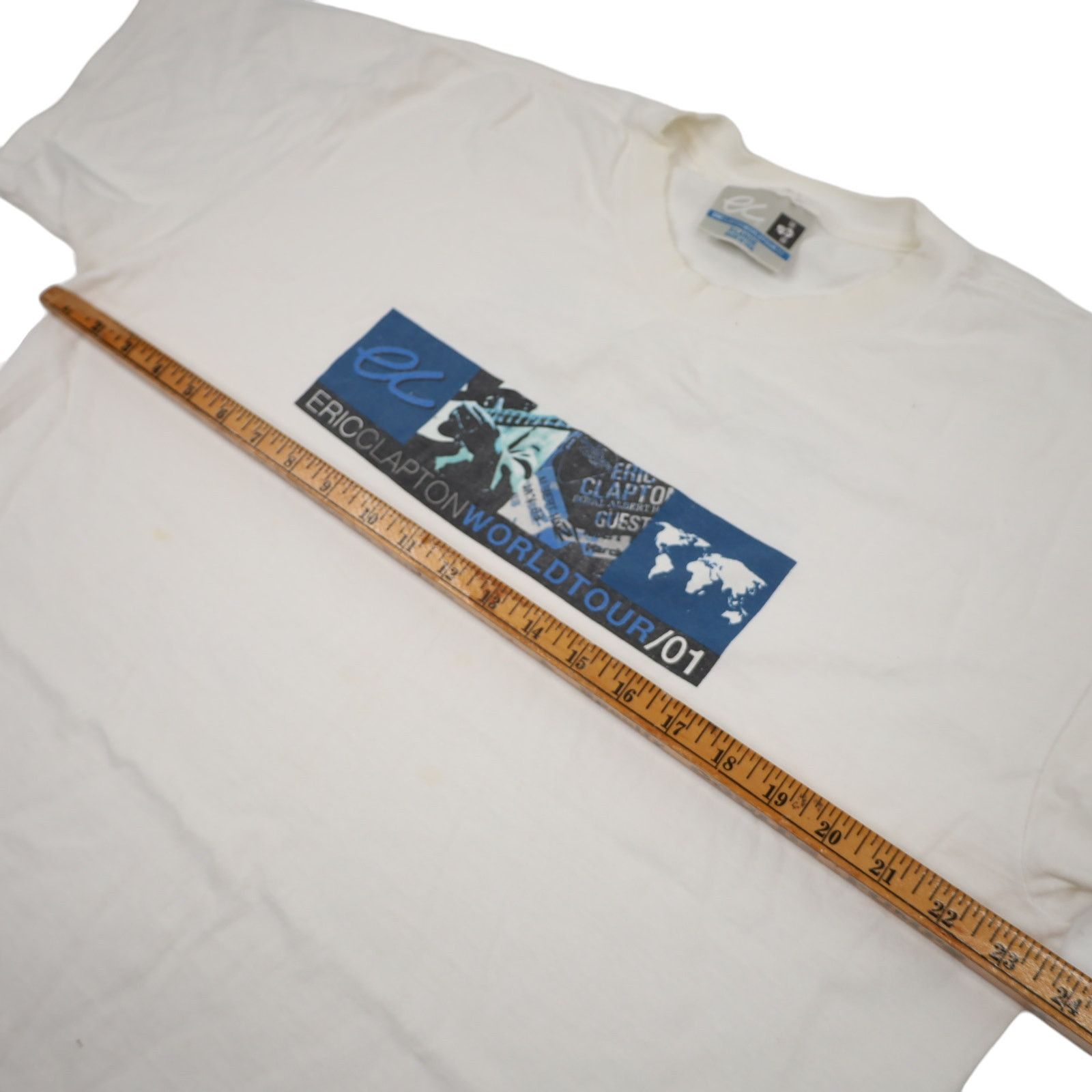 Band Tees × Vintage Vintage 2001 Eric Clapton World Tour Graphic T Shirt Size US XL / EU 56 / 4 - 6 Thumbnail