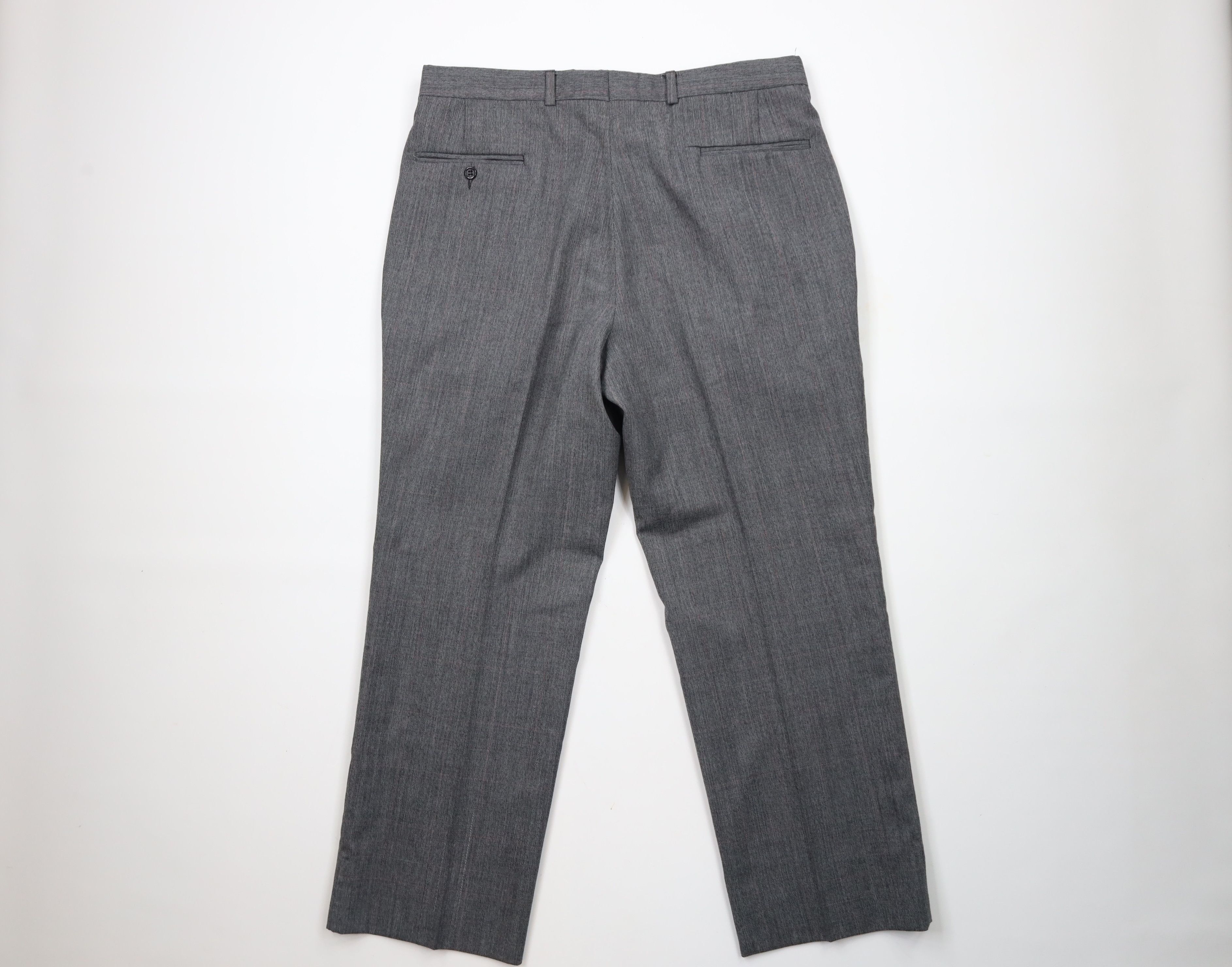Vintage Vintage 70s Streetwear Wool Blend Wide Leg Chino Pants USA Size US 36 / EU 52 - 9 Thumbnail