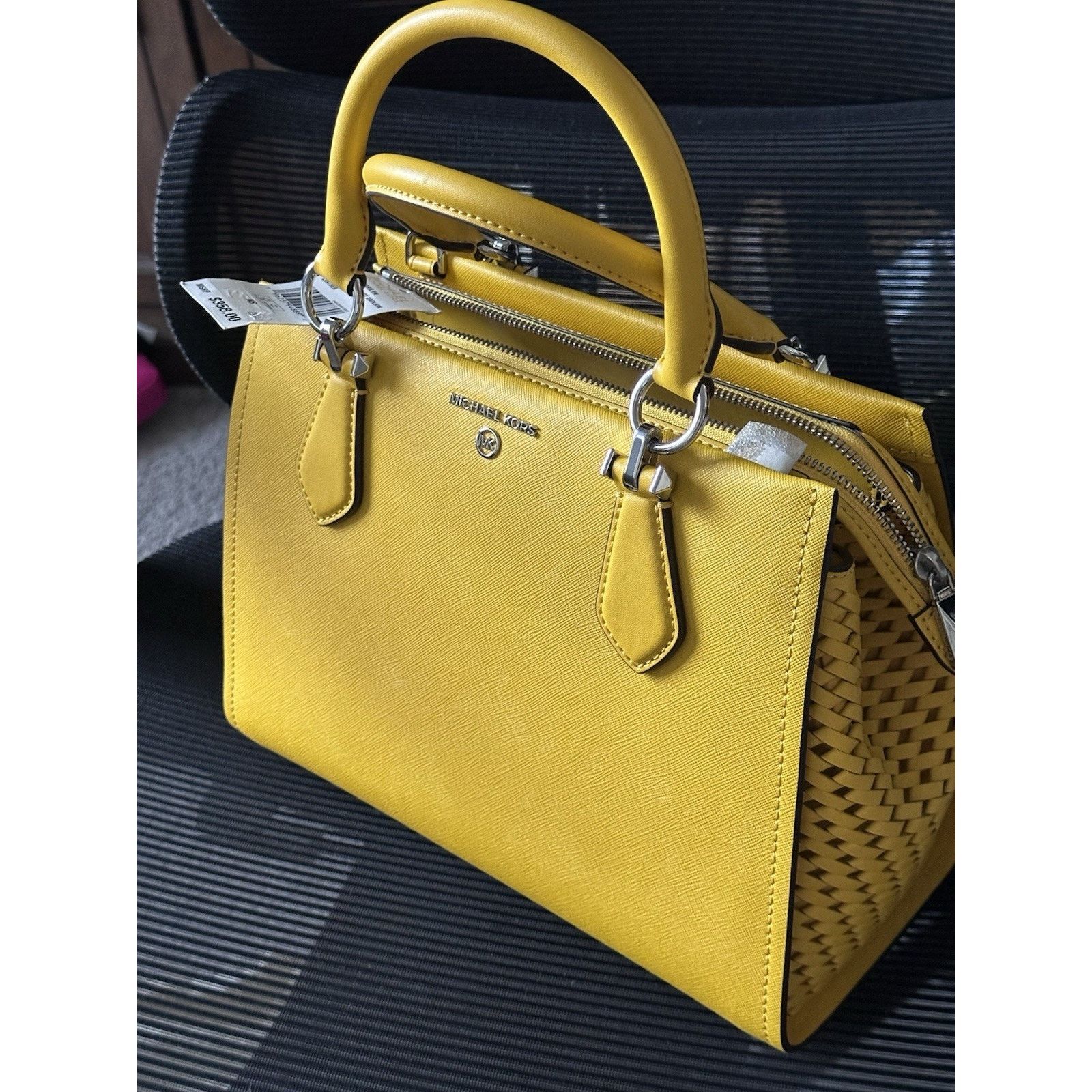 Michael Kors Michael Kors Dandelion Saffiano Leather Marilyn Satchel $358 Size ONE SIZE - 1 Thumbnail