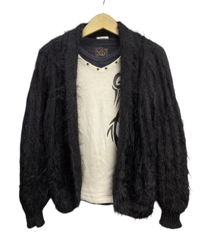 Hysteric Glamour × If Six Was Nine × Japanese Brand fuzzy mohair cardigan kurt cobain grunge style Size US M / EU 48-50 / 2 - 1 Thumbnail