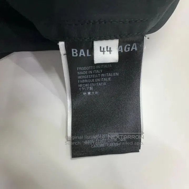 Balenciaga Balenciaga Black Hooded Button-Up Jacket. Size US L / EU 52-54 / 3 - 4 Thumbnail