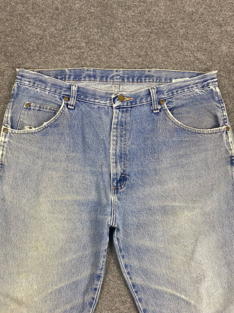 Wrangler wrangler regular fit distressed denim nice design Size US 38 / EU 54 - 9 Thumbnail