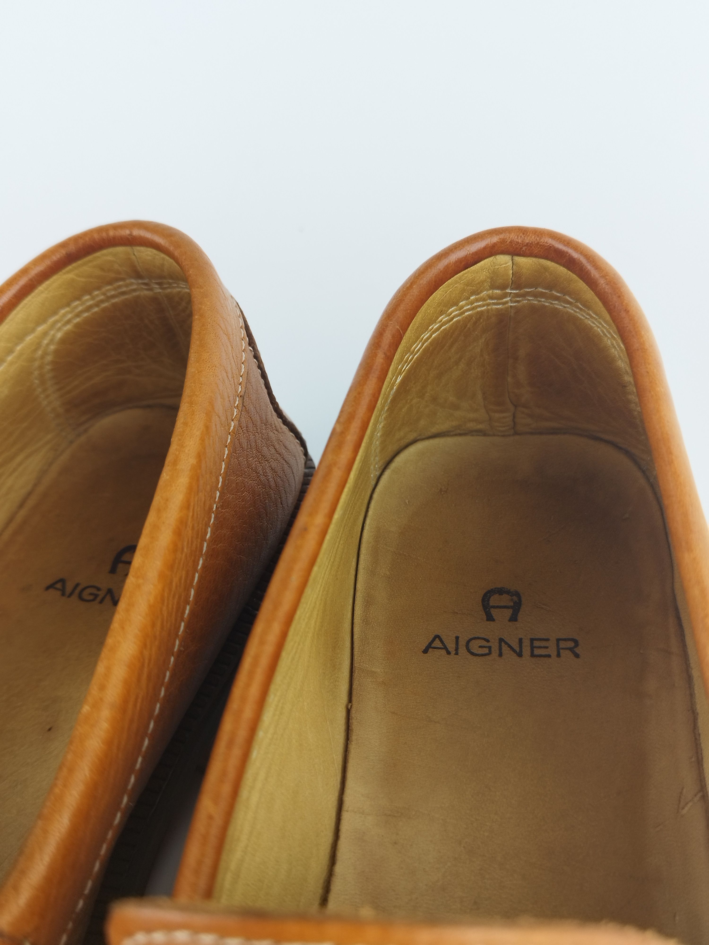 Aigner Aigner leather Moccassins in brown leather Size US 7 / IT 37 - 7 Thumbnail