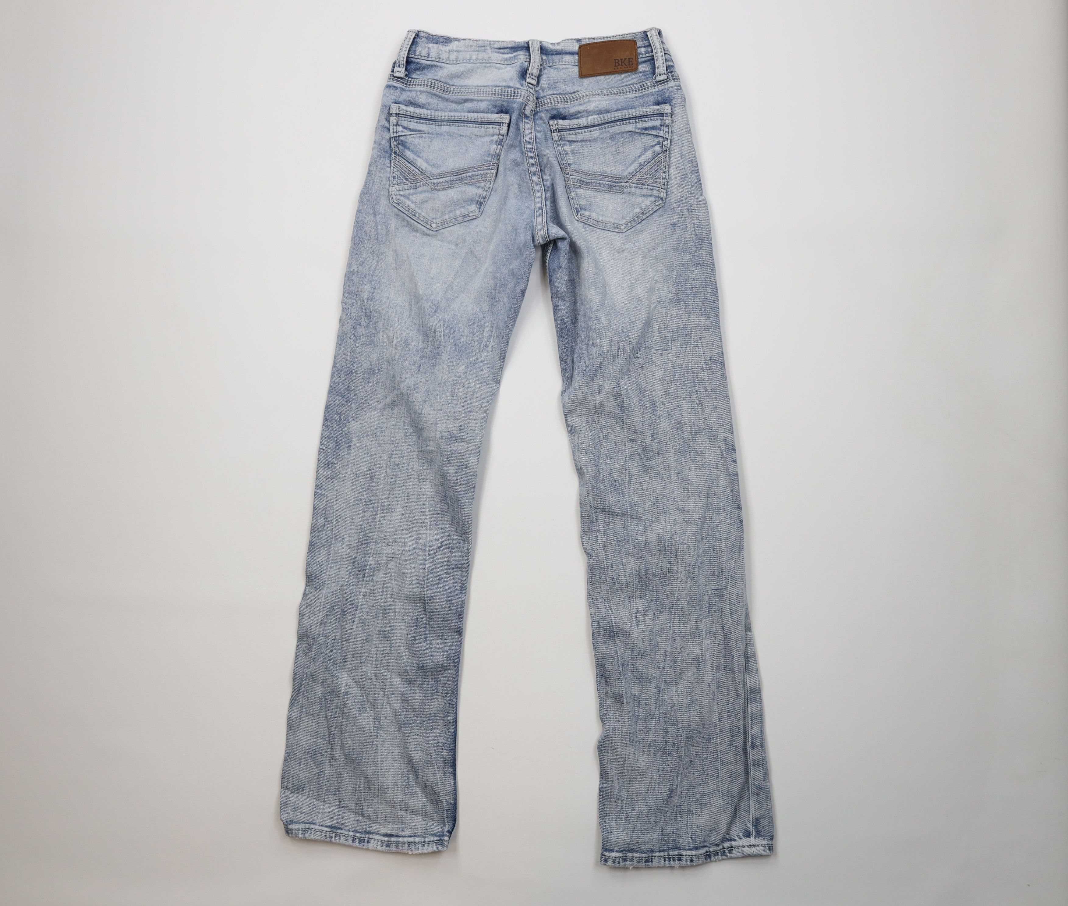 Vintage Buckle BKE Stitch Stretch Jake Bootcut Denim Jeans Acid Wash Size US 28 / EU 44 - 10 Thumbnail