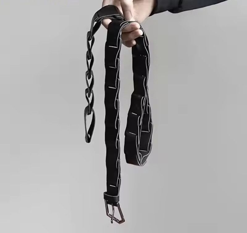 Jewelry Black Woven Belt with Unique Buckle Size ONE SIZE - 2 Thumbnail